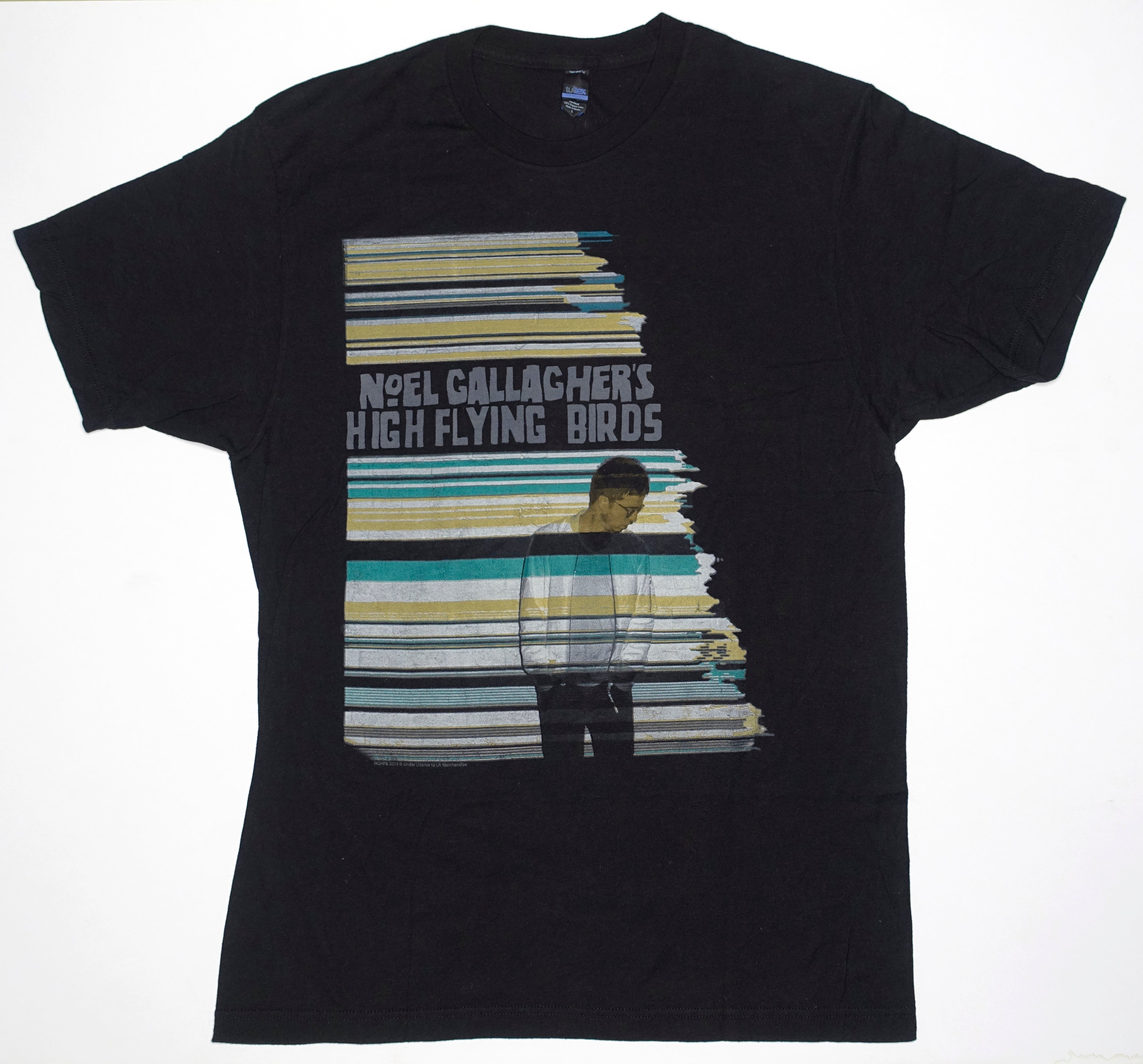 Noel Gallagher's High Flying Birds - "Lines" North American 2015 Tour Shirt Size Large