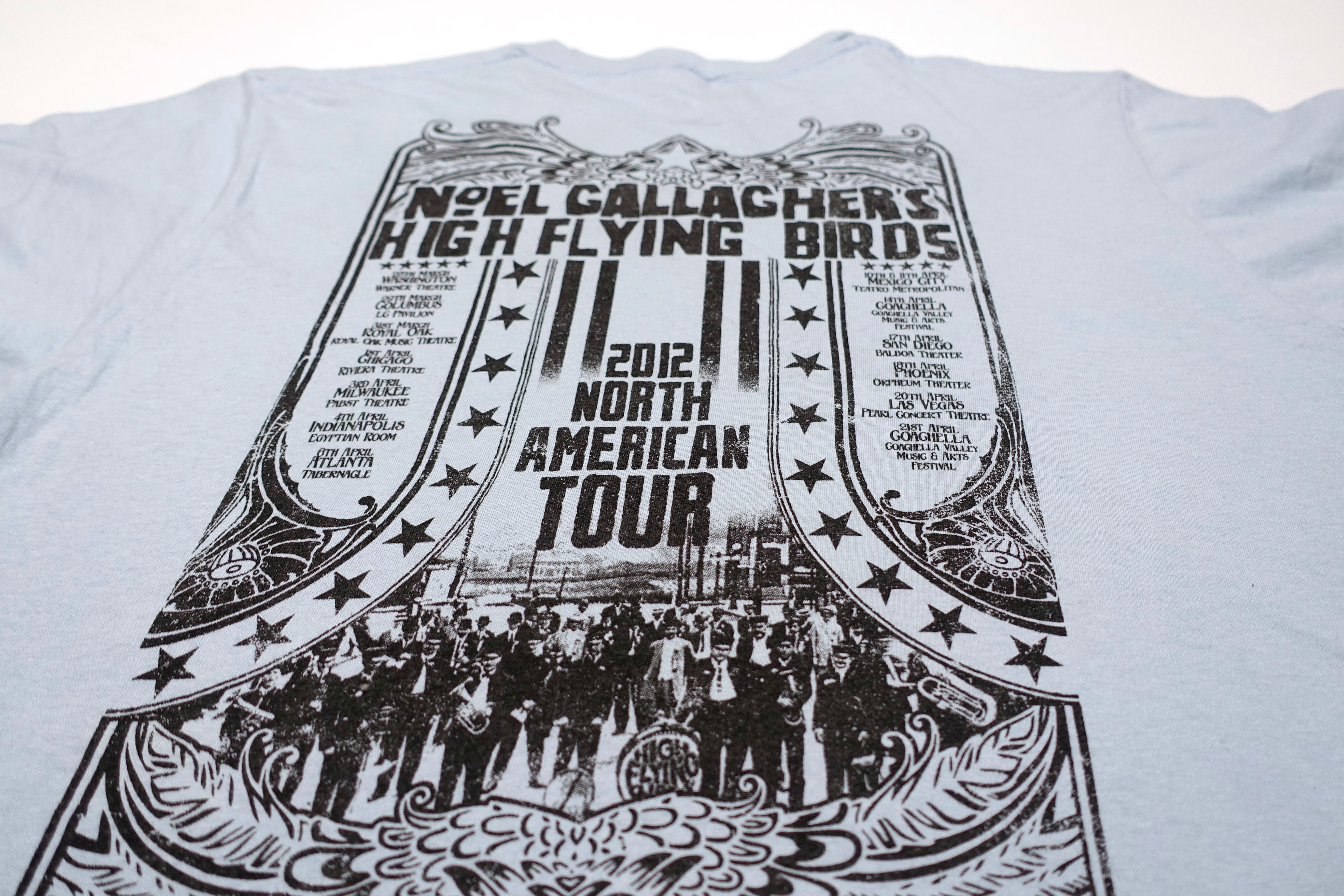 Noel Gallagher's High Flying Birds - Dreamcatcher North American 2012 Tour Shirt Size Large