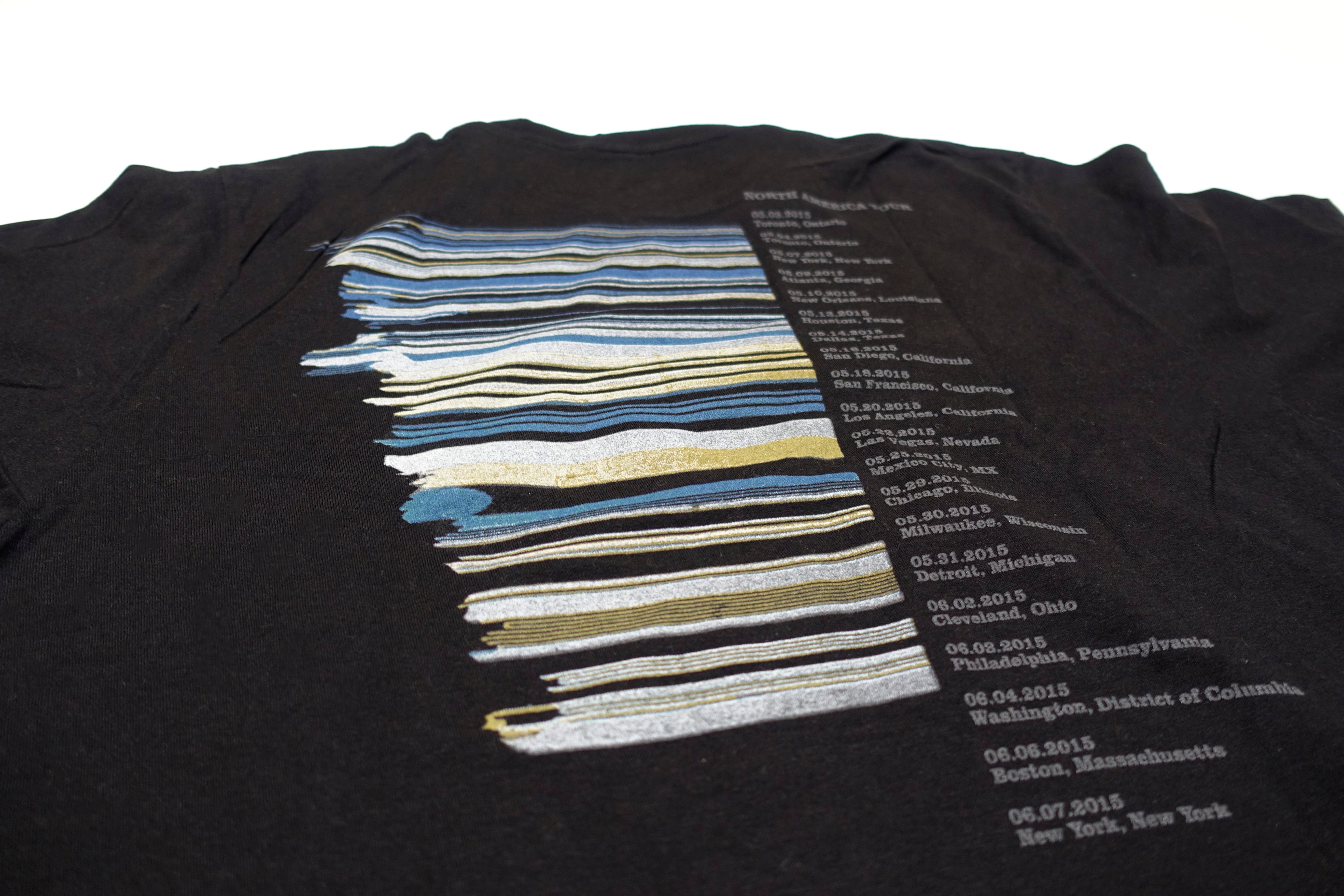 Noel Gallagher's High Flying Birds - "Lines" North American 2015 Tour Shirt Size Large