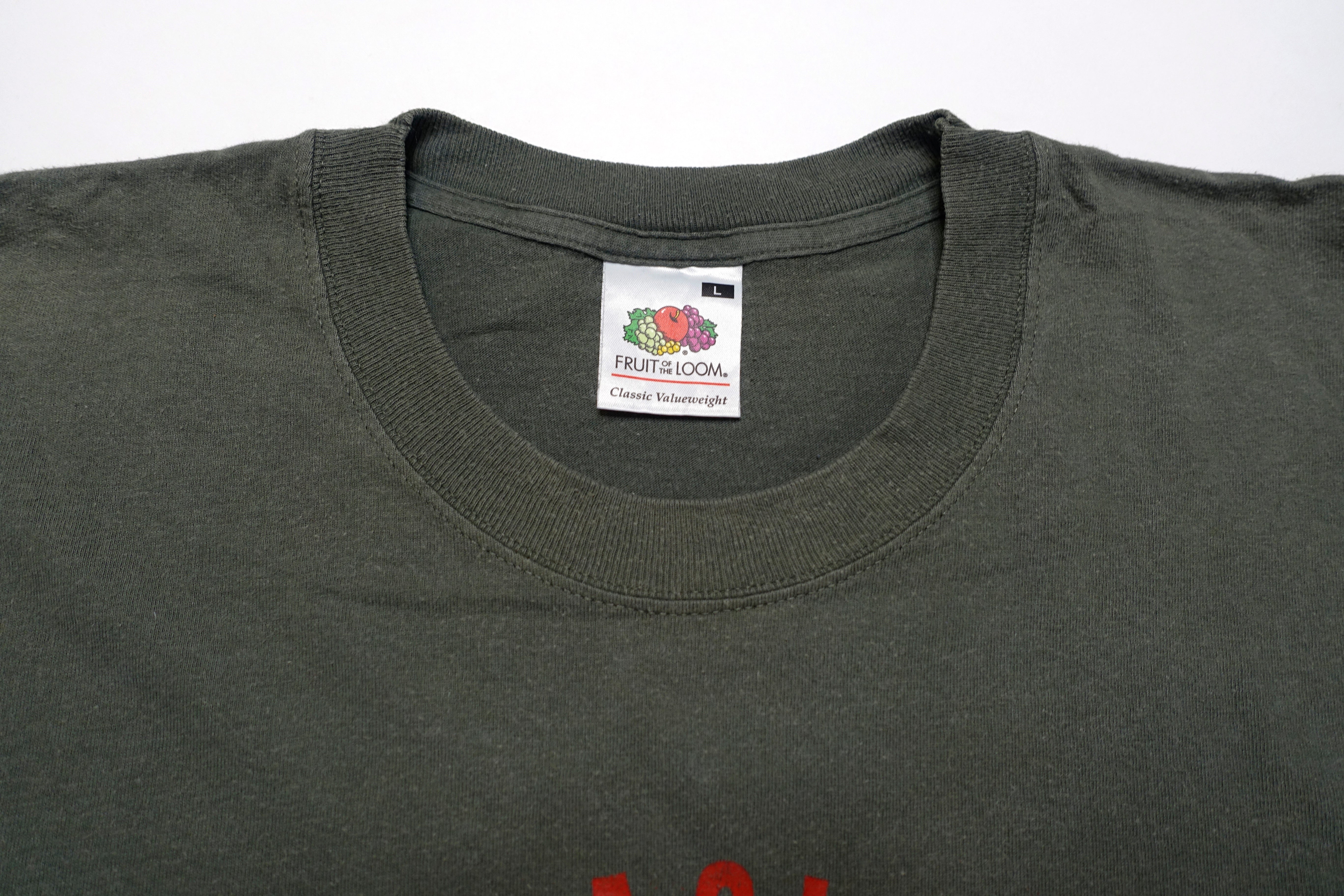 Oasis - Heathen Chemistry "Fist" 2002 Tour Shirt Size Large