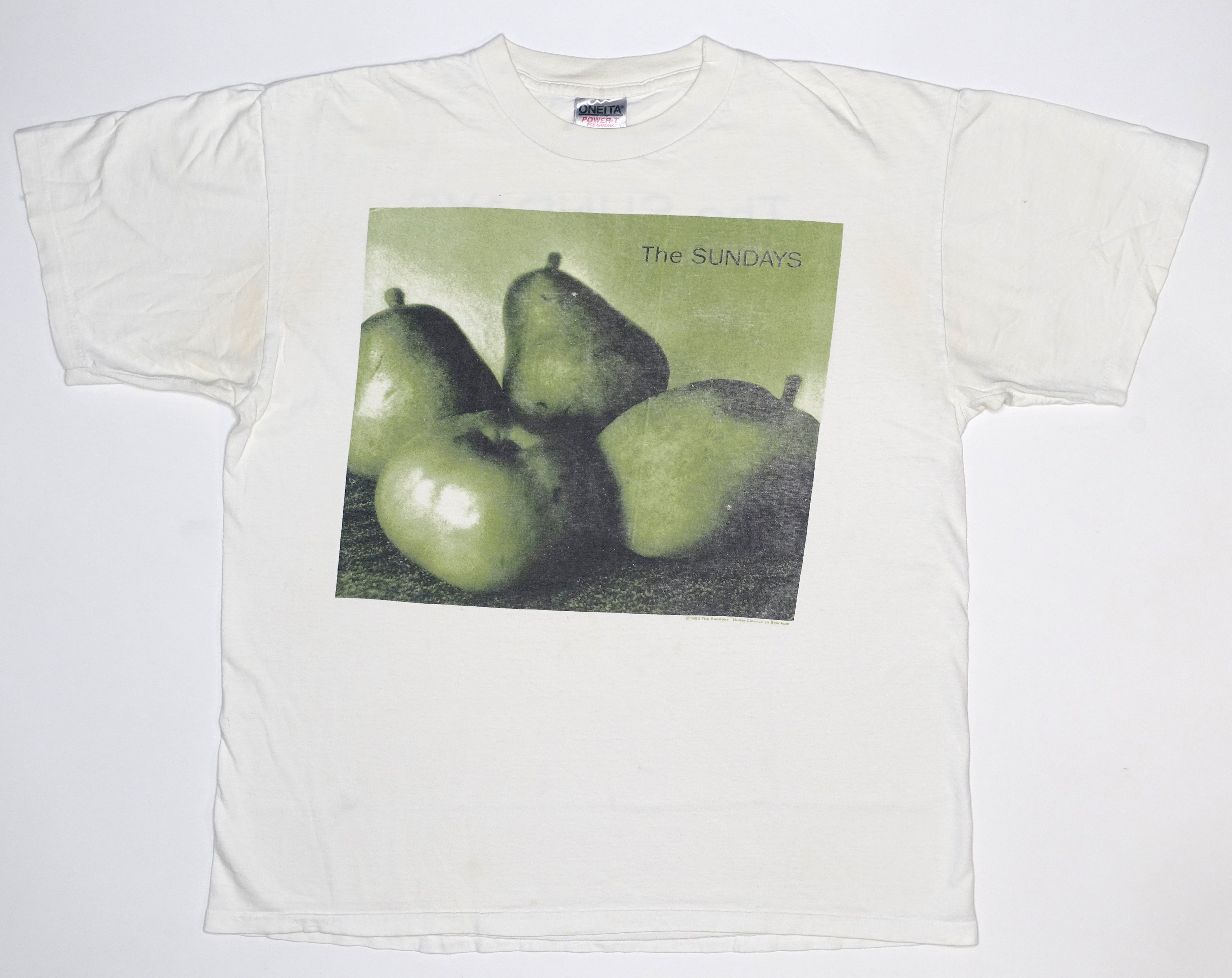 Sundays - Can't Be Sure 1993 US Tour Shirt Size XL