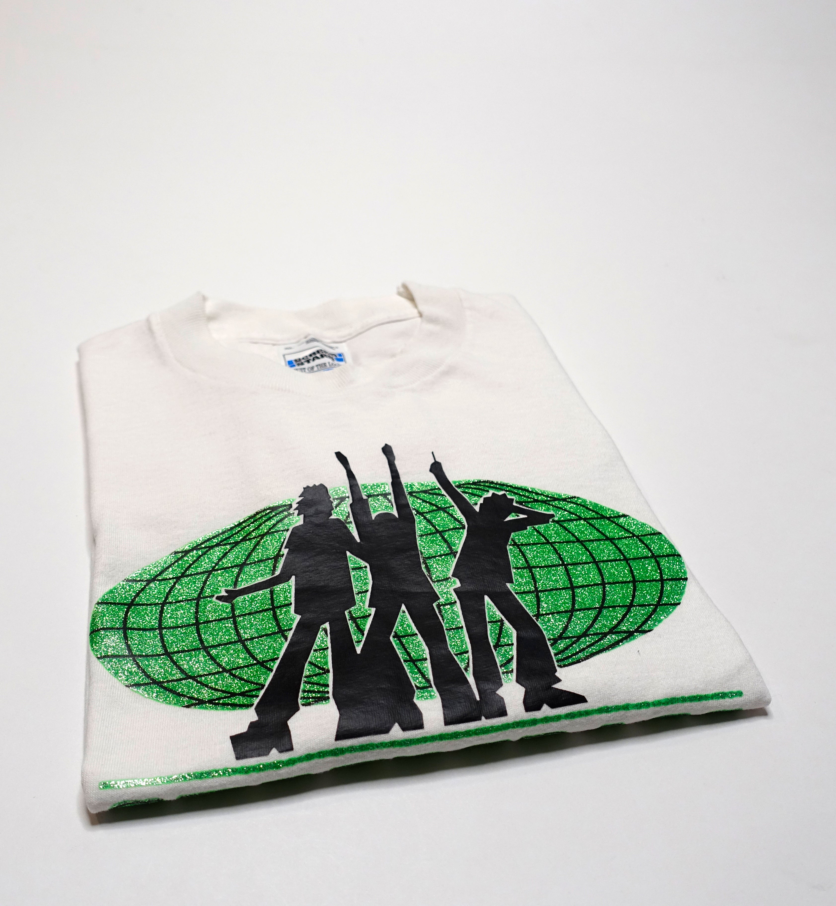 Supergrass - Glitter Logo 90's Tour Shirt Size XL