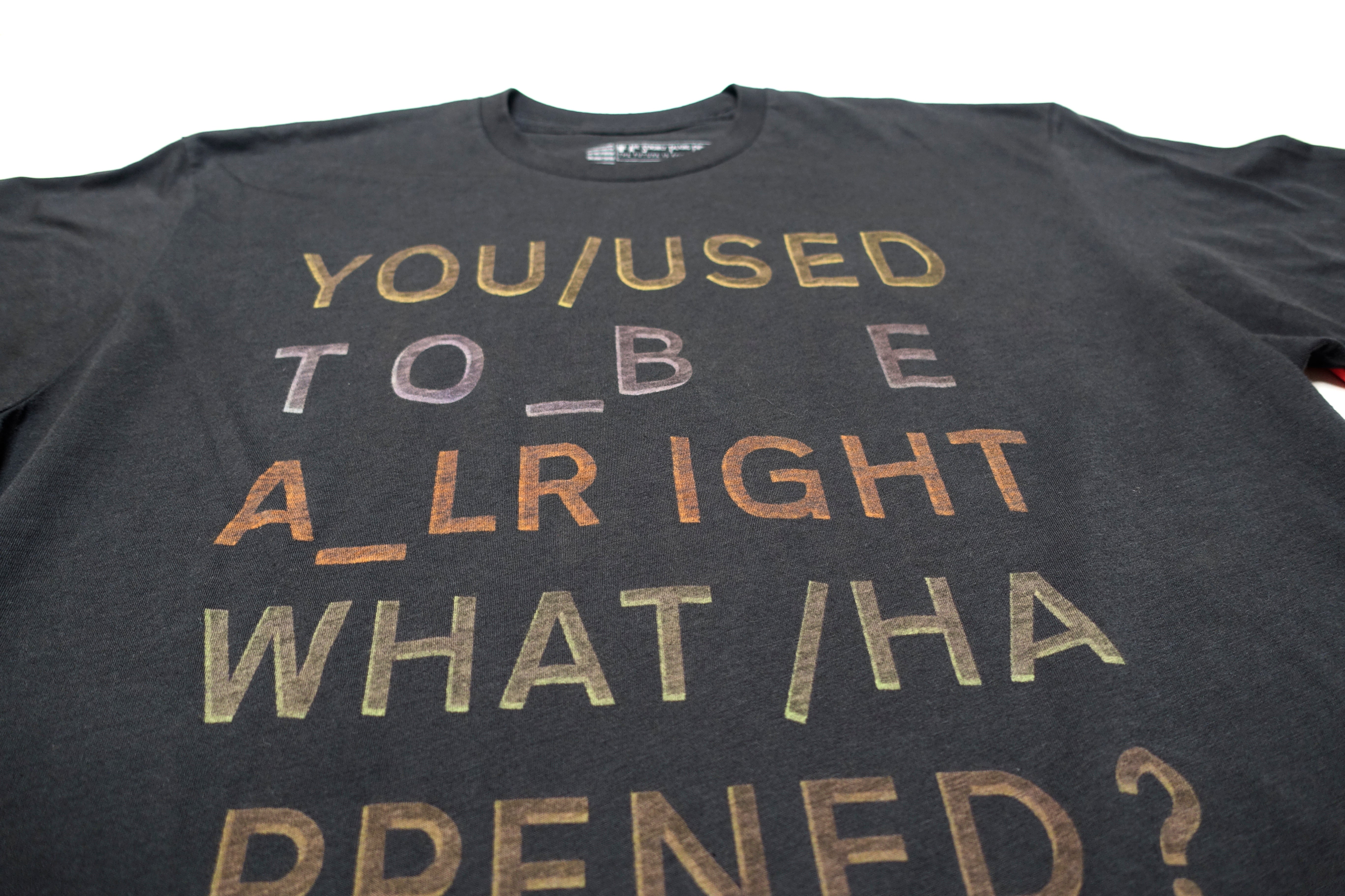 Radiohead - What Happened In Rainbows 2007 Tour Shirt Size XXL / XL