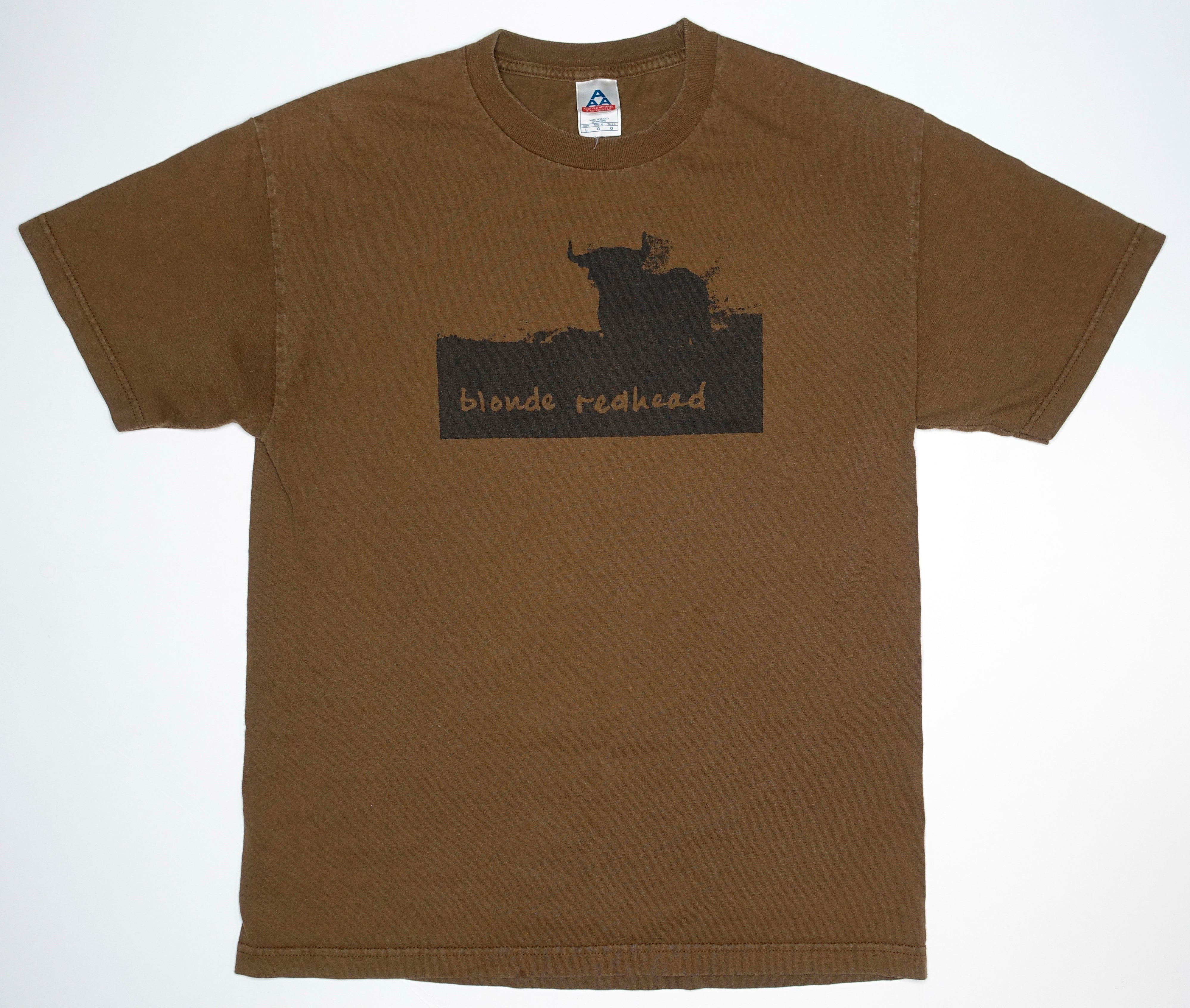Blonde Redhead - Bull / La Mia Vita Violenta 1995 Tour Shirt Size Large