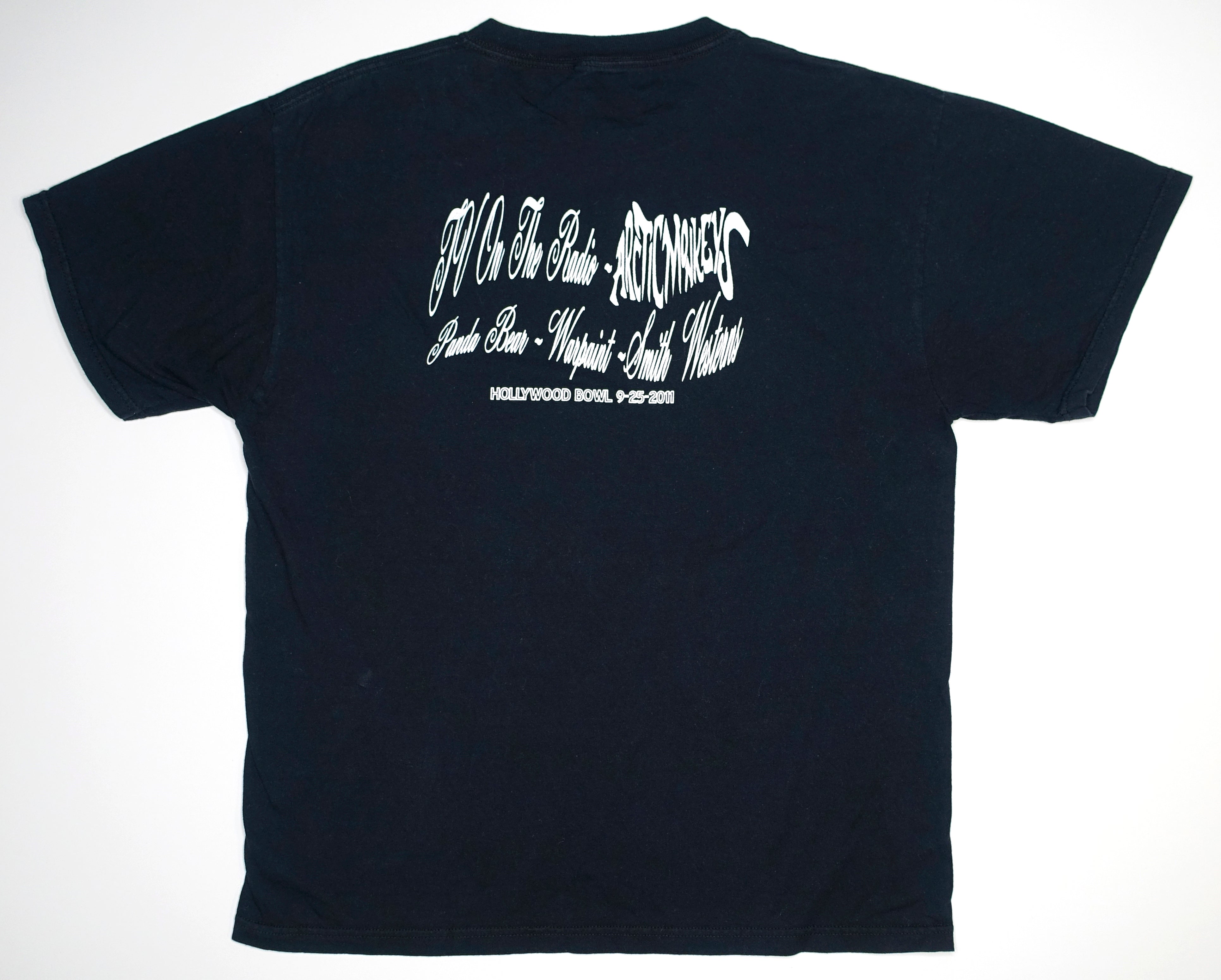 TV On The Radio - Fairy w/ Antlers Hollywood Bowl 2011 Tour Shirt Size Large (Maybe Bootleg?)