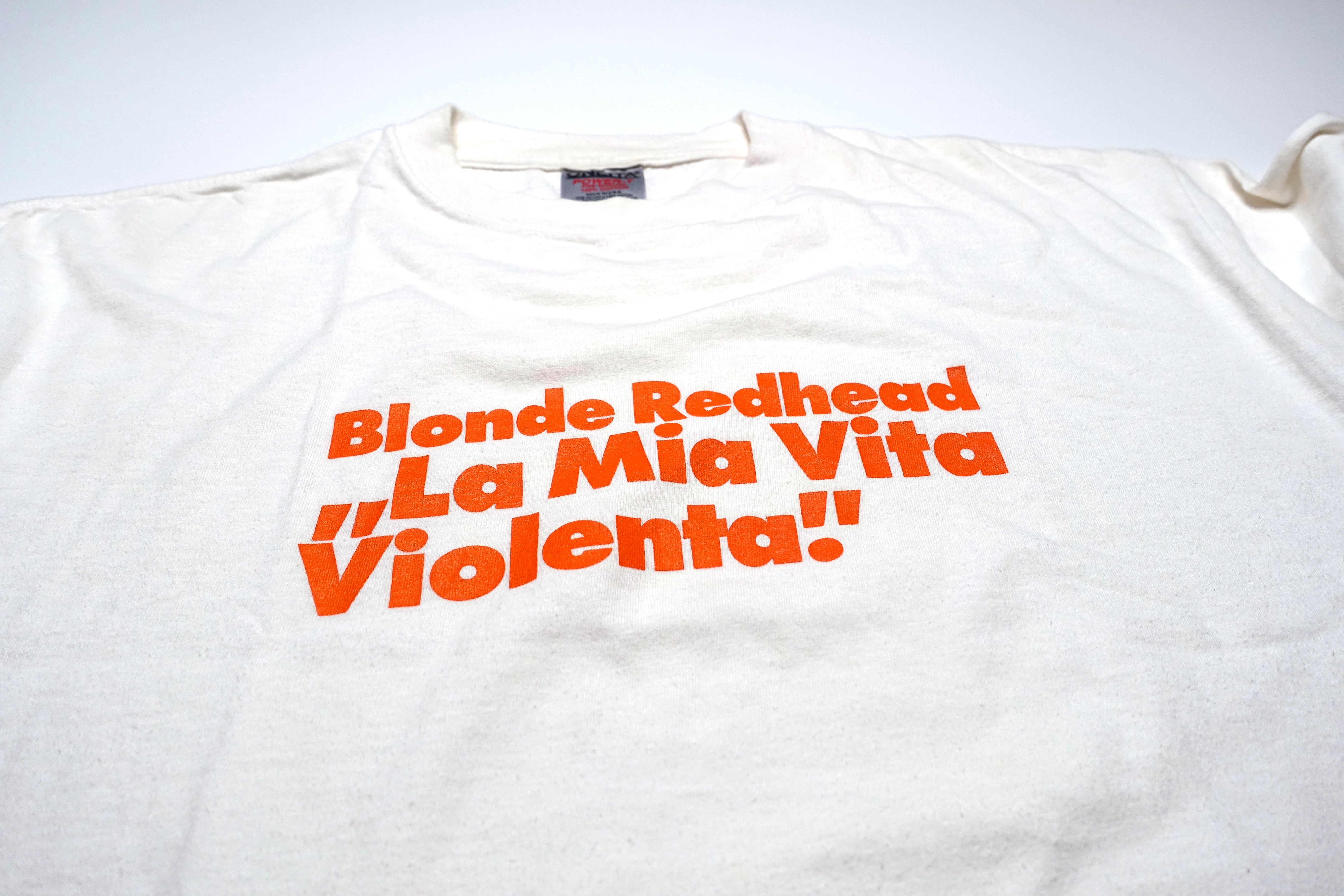Blonde Redhead - La Mia Vita Violenta 1995 Tour Shirt Size XL