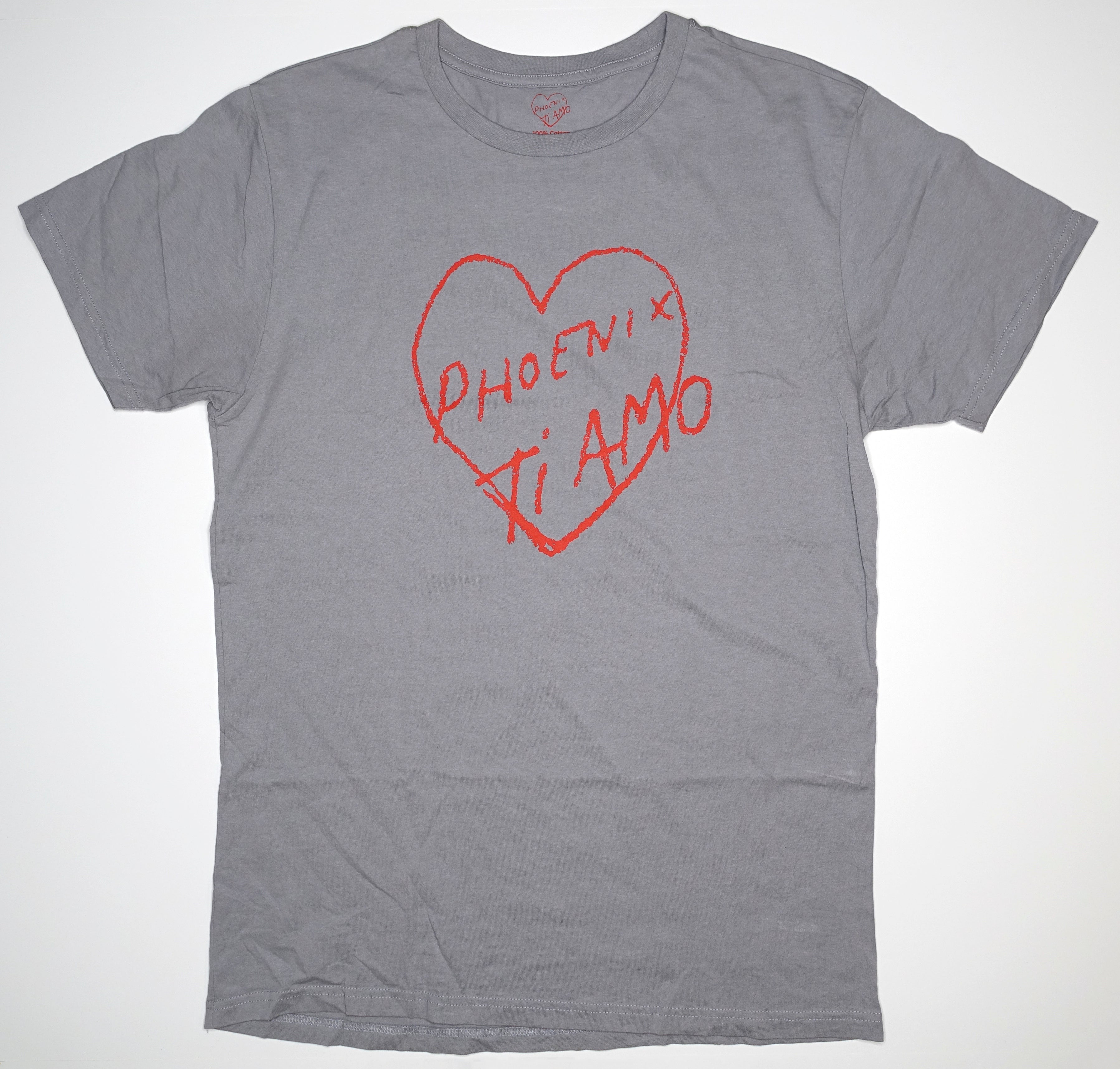 Phoenix - Ti Amo Heart 2017 Tour Shirt Size Large