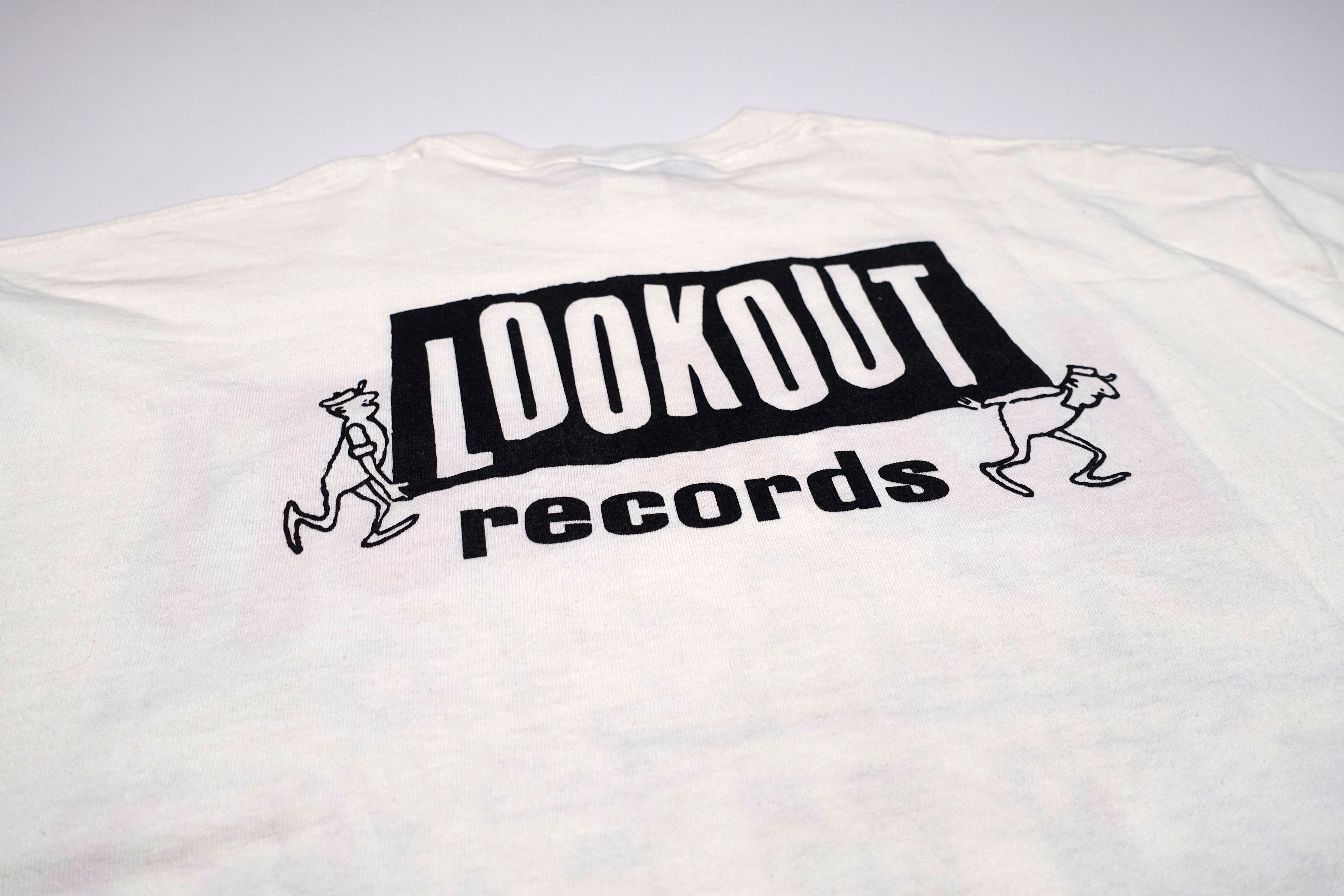 Lookout Records - Larry Livermore Street Scene Shirt Size Large