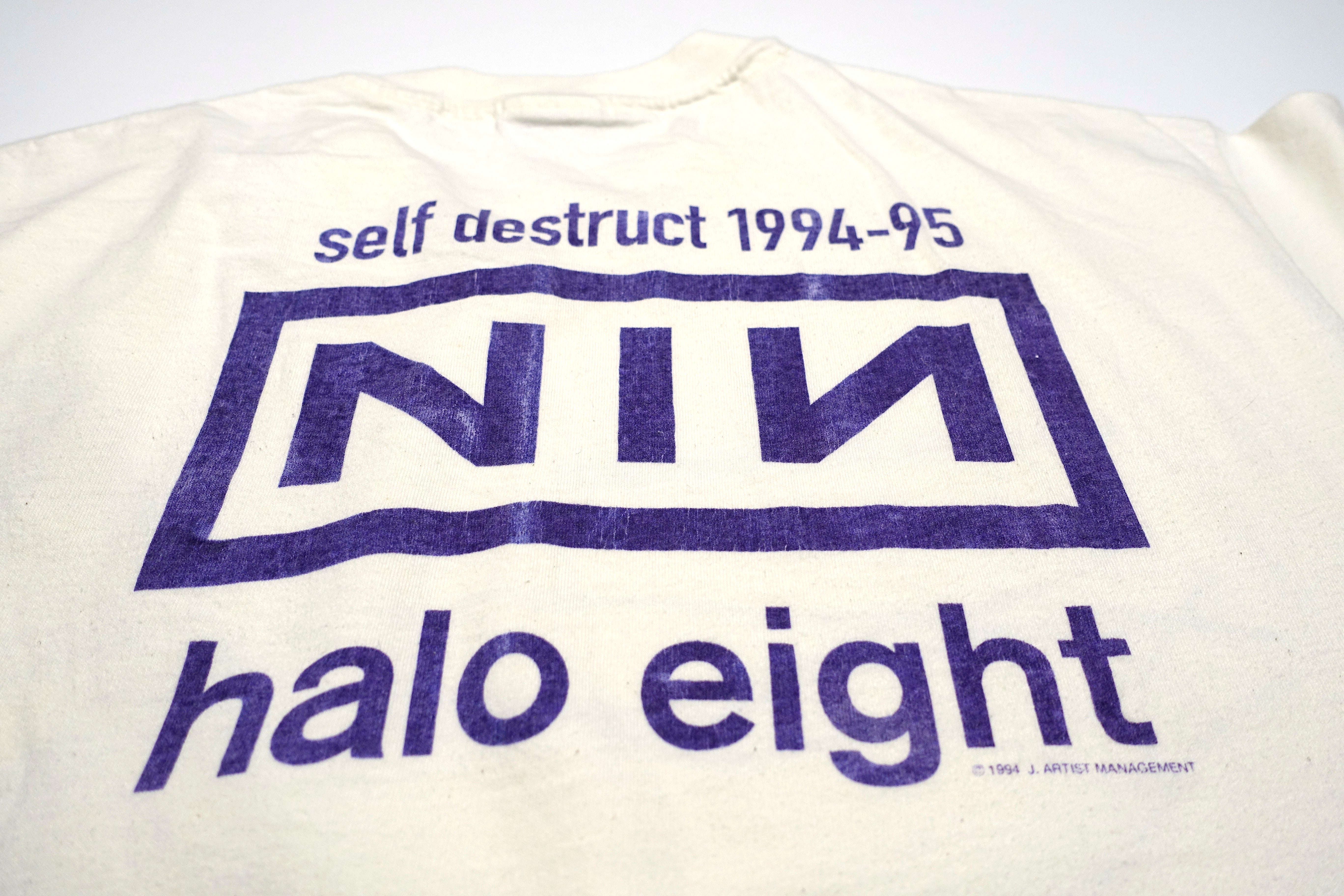 Nine Inch Nails – Downward Spiral / Self Destruct 1994-1995 Tour Shirt Size XL