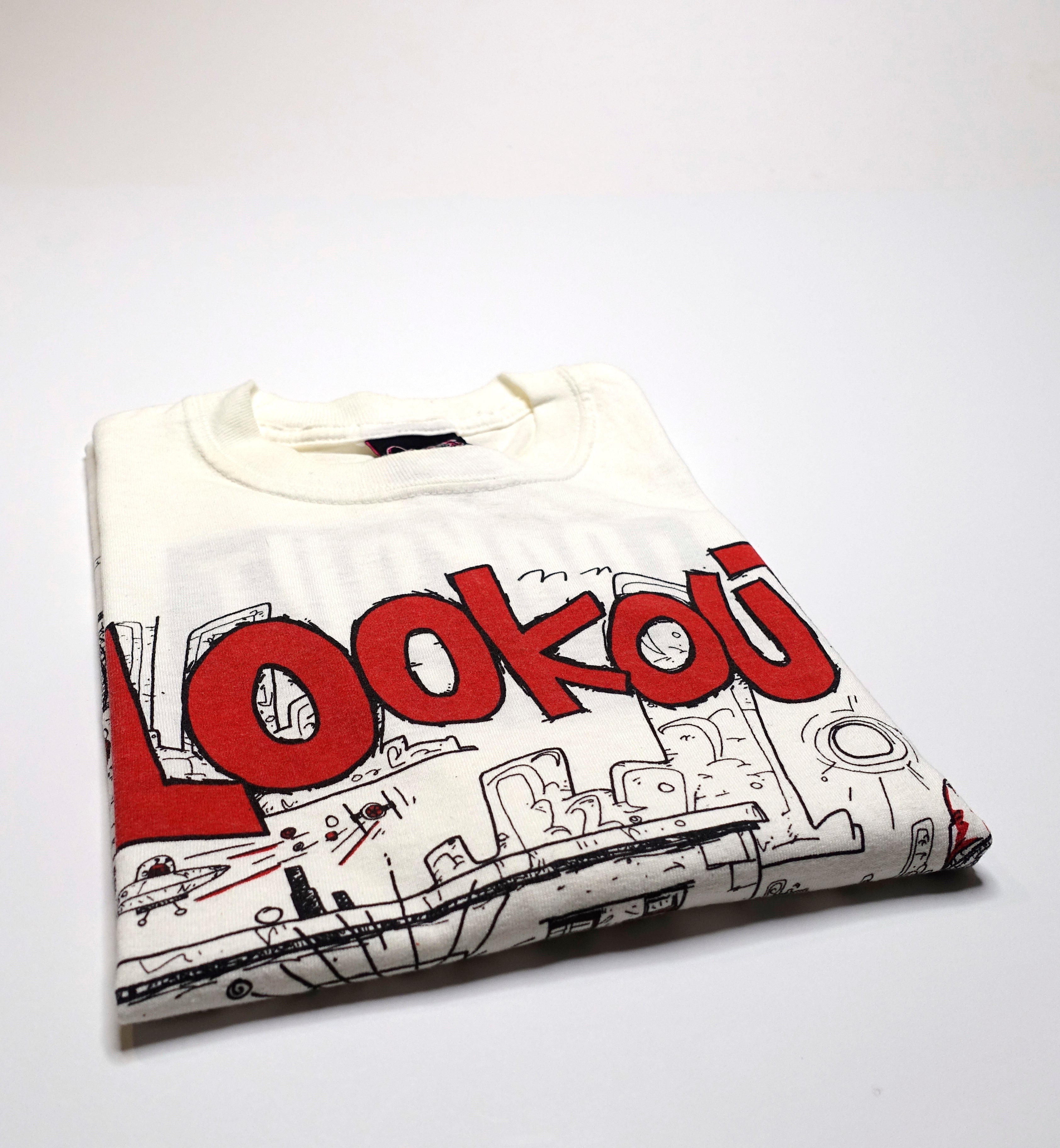 Lookout Records - Larry Livermore Street Scene Shirt Size Large