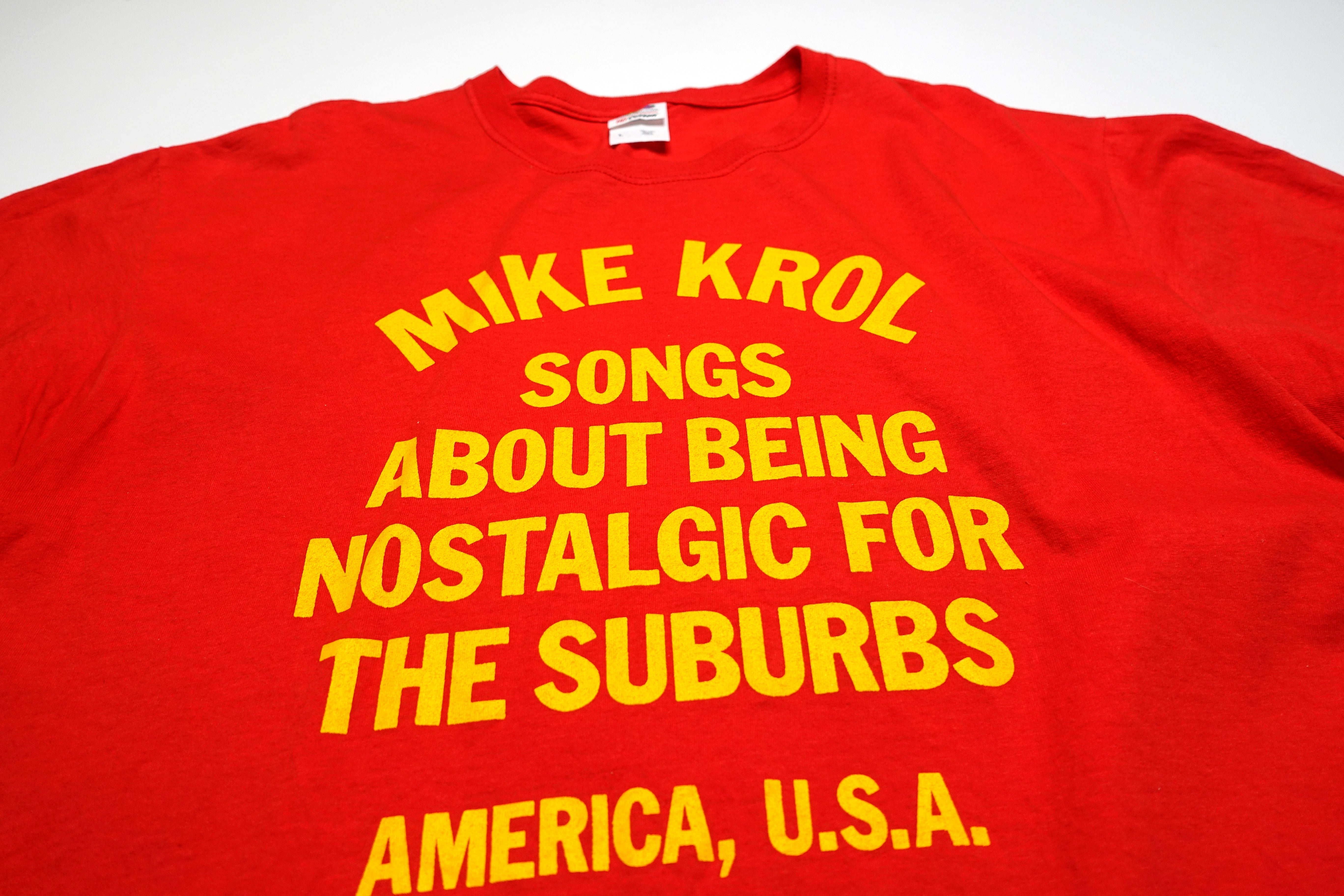 Mike Krol - Songs About Being Nostalgic 2019 Tour Shirt Size Large