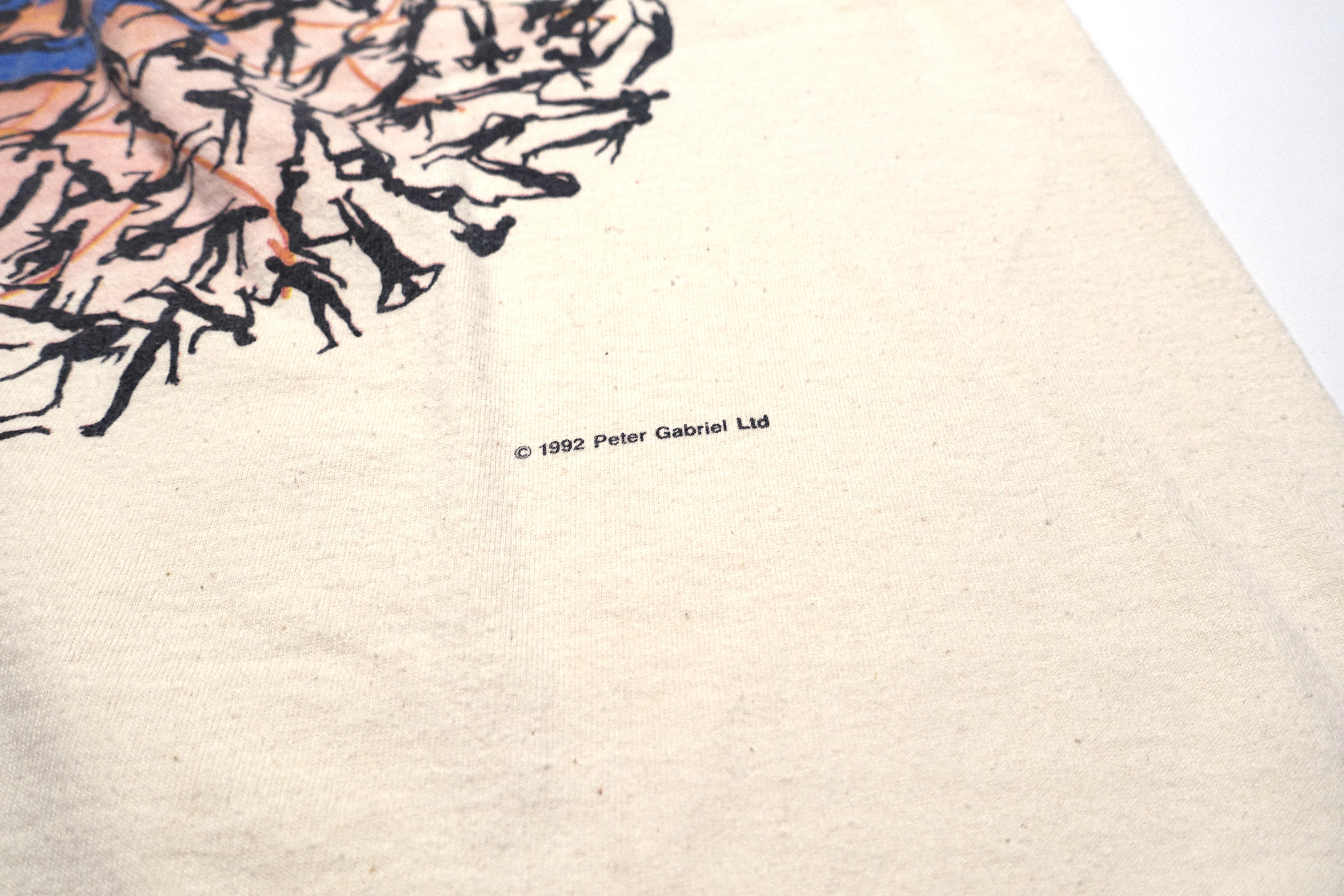 Peter Gabriel - Secret World US 1992 Tour Shirt Size XL