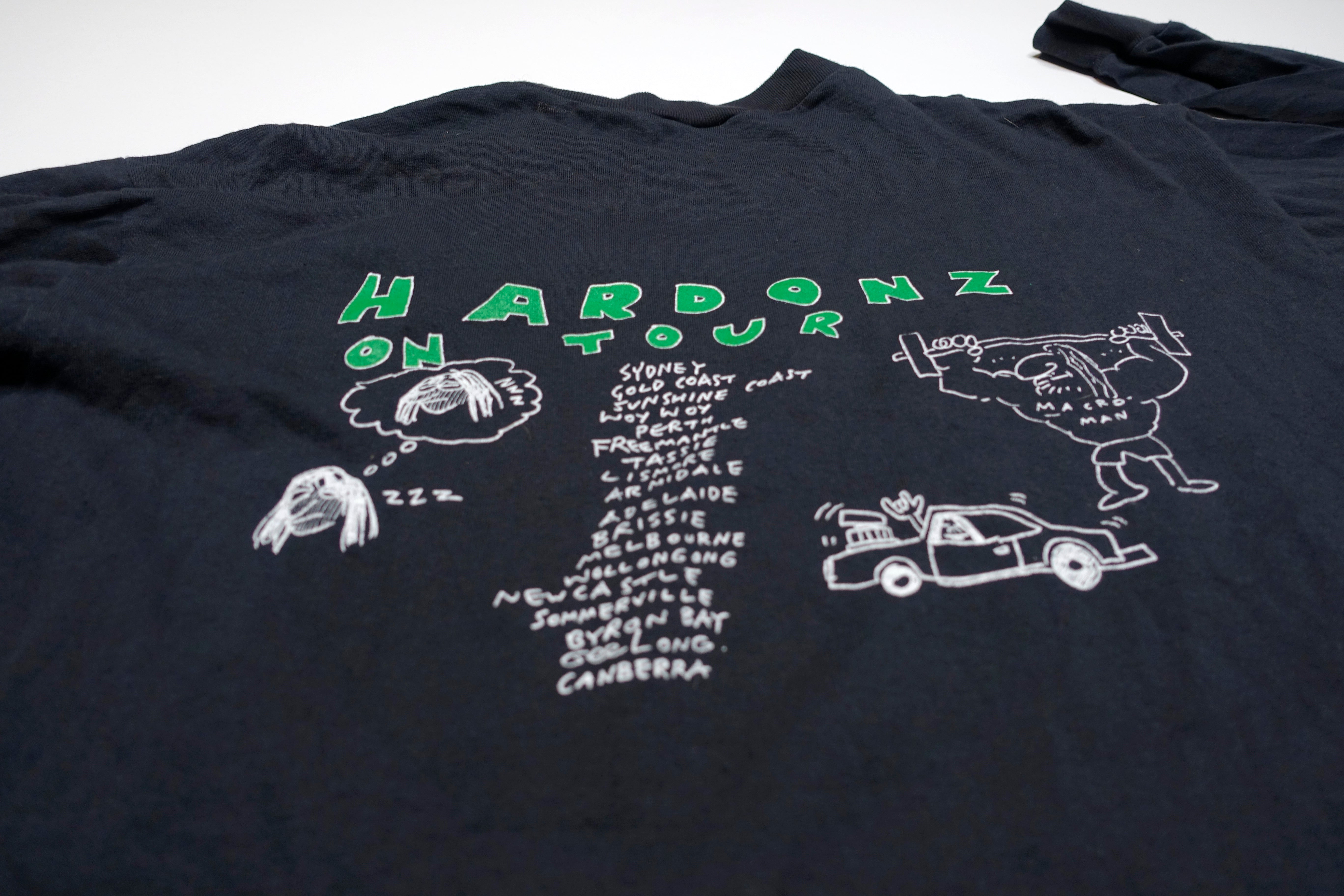 Hard-Ons - Too Far Gone Australian 1993 Tour Long Sleeve Shirt Size XL (Black)