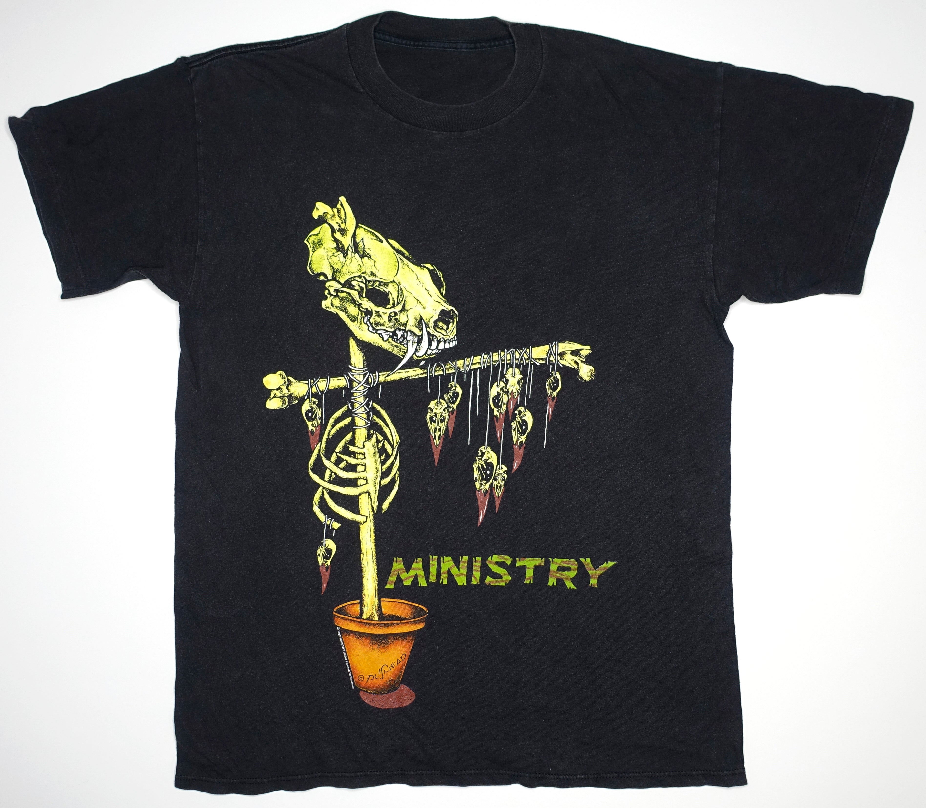 Ministry - Scarecrow / ΚΕΦΑΛΗΞΘ (Psalm 69) 1992 Pushead Art Tour Shirt Size XL / Large