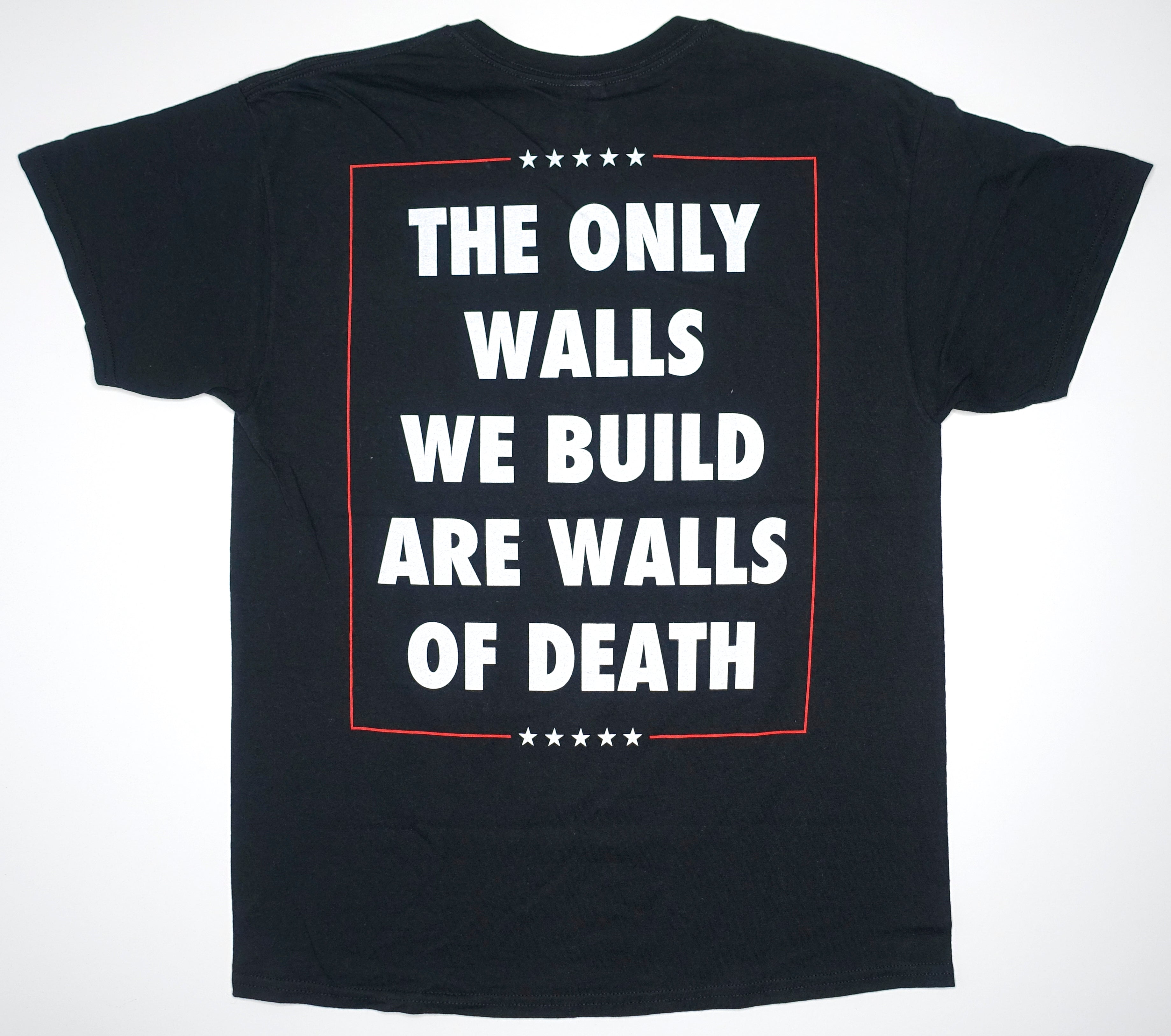 Municipal Waste - The Only Walls We Build Are Walls Of Death Tour Shirt Size Large (AKA Trump Sucks)