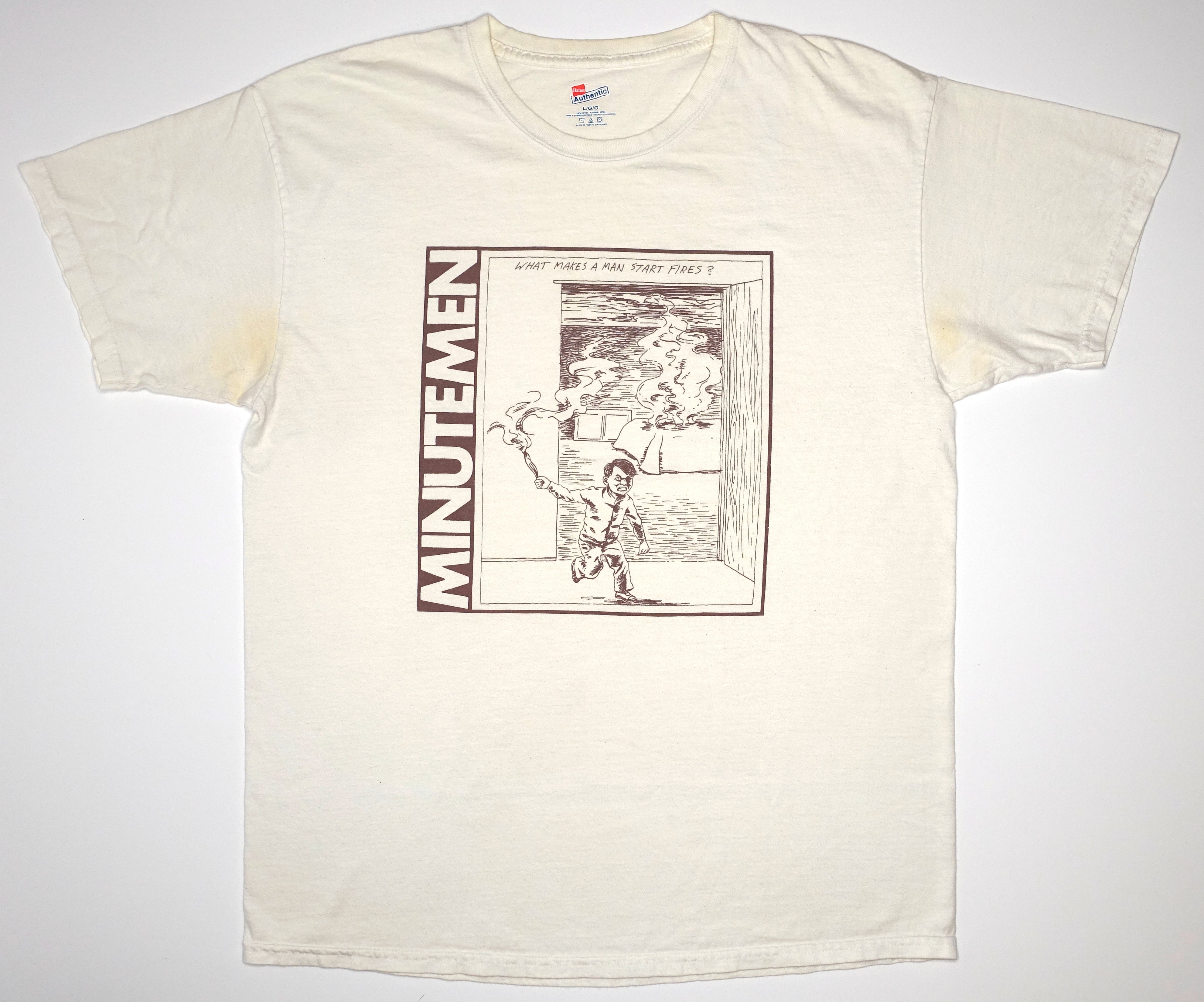 Minutemen - What Makes A Man Start Fires? 00's Shirt Size Large