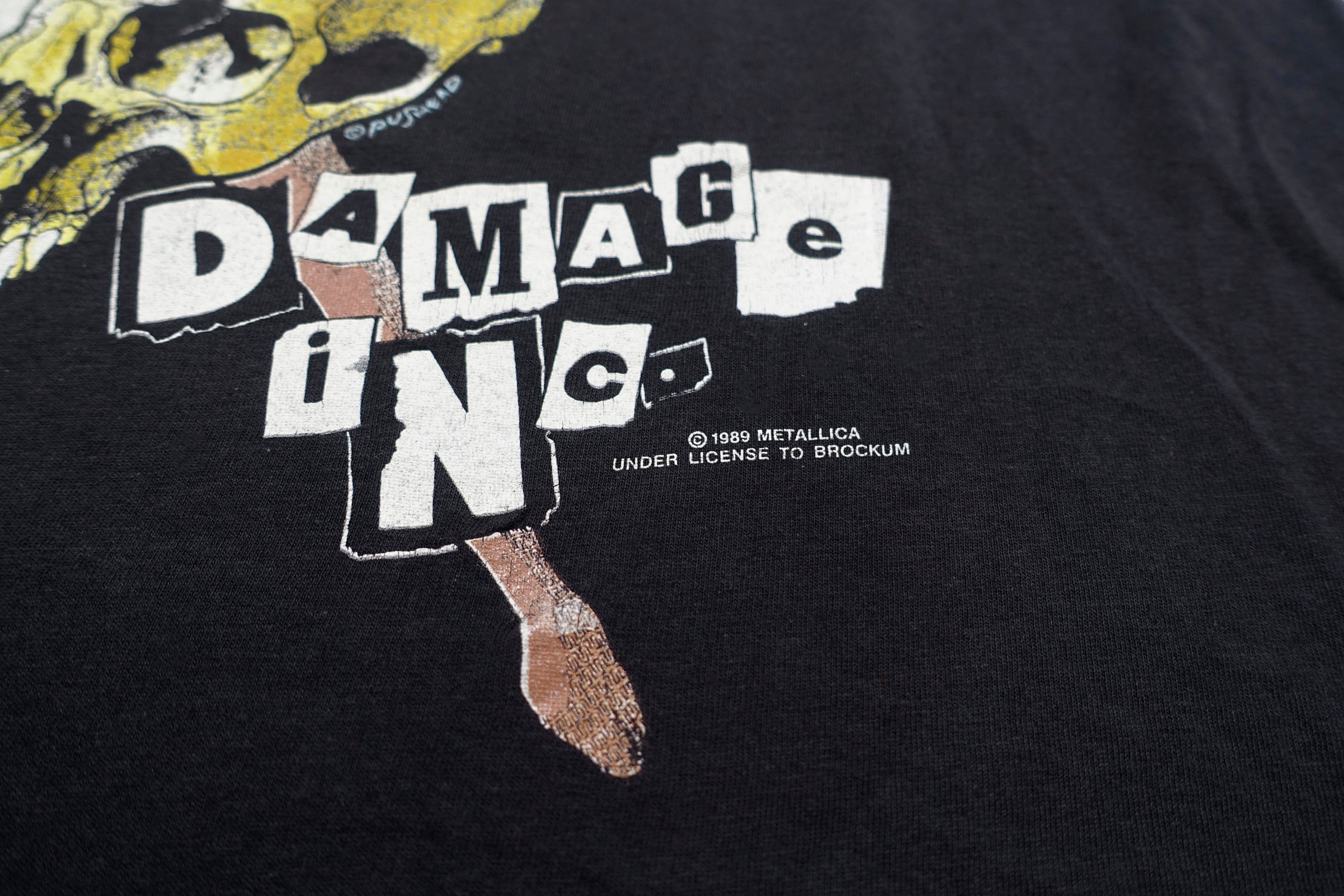 Metallica - Damage Inc. (Reverse Mis-press) 1994 Tour Shirt (Pushead Design) Size XL