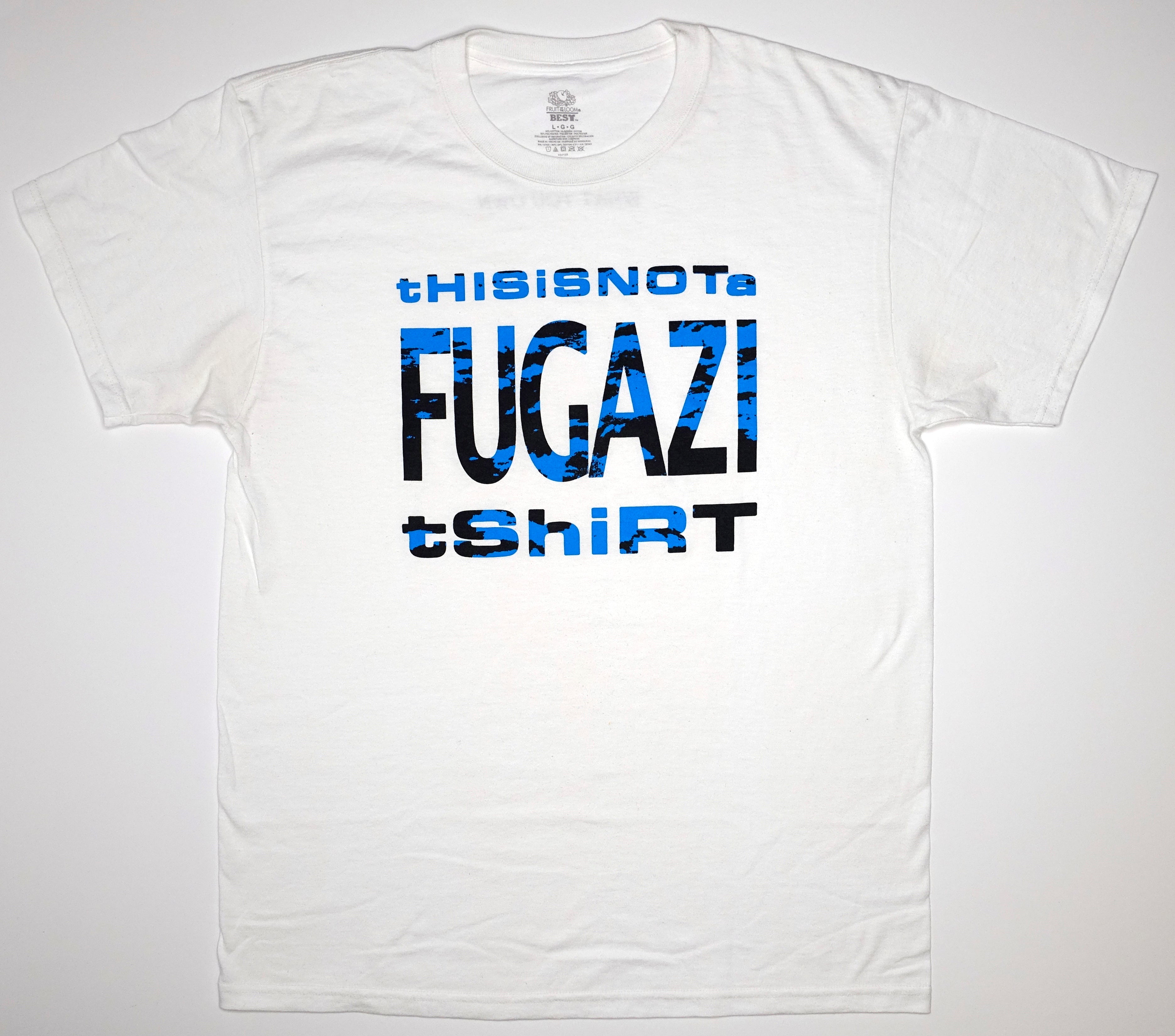 Fugazi - This Is Not A Fugazi Shirt Size Large (Bootleg by Me)
