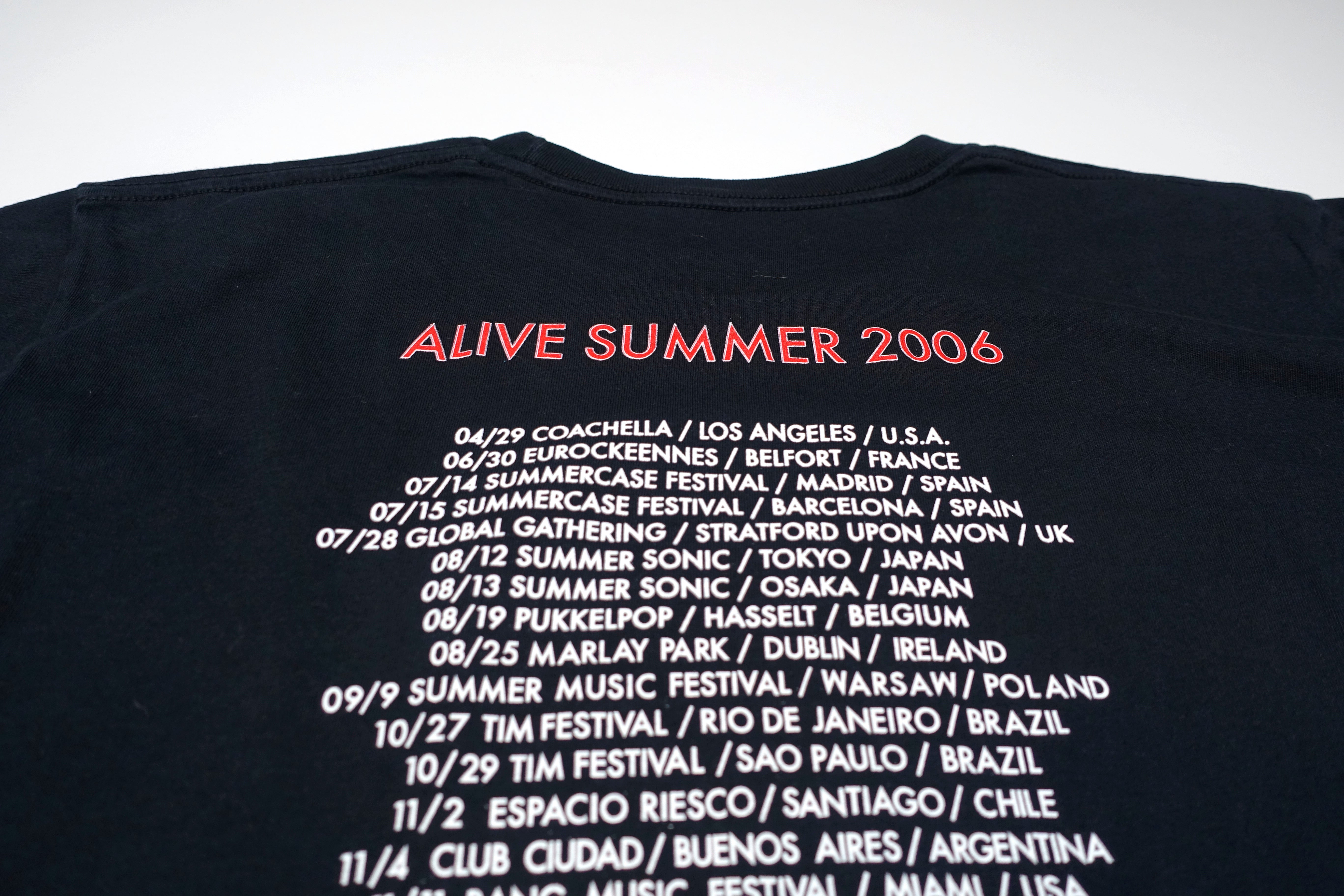 Daft Punk - Alive Summer 2006 Tour Shirt Size Large