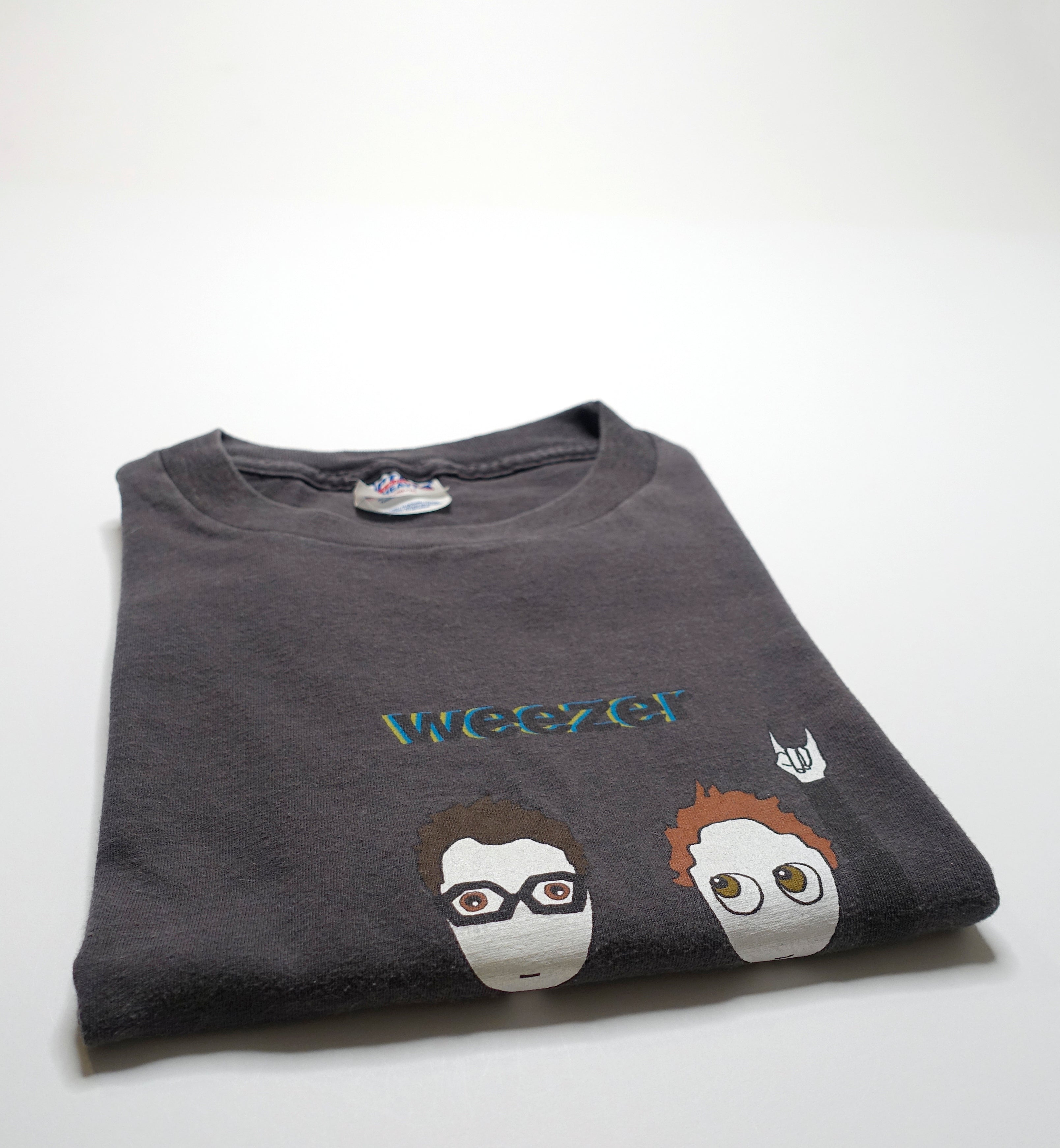 Weezer - Rivers and Brian 2001 Tour Shirt Size XL