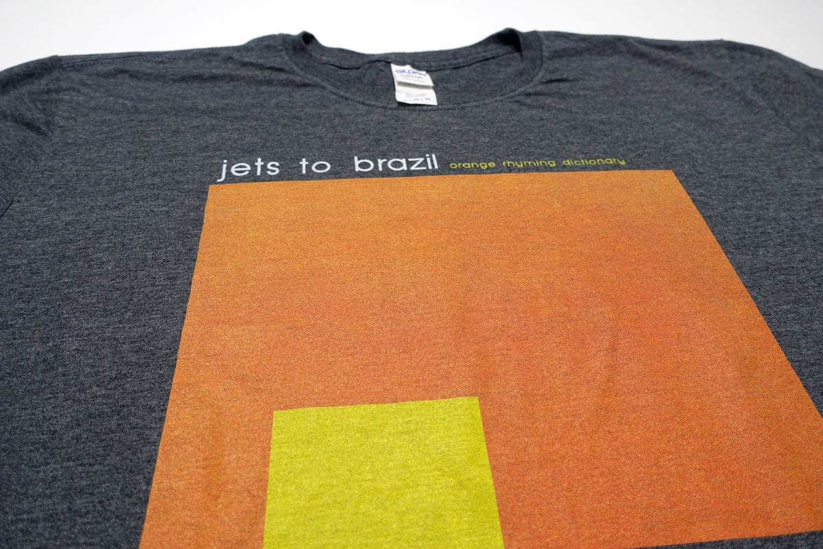 Jets To Brazil Orange Rhyming Dictionary Logo T-Shirt customized t