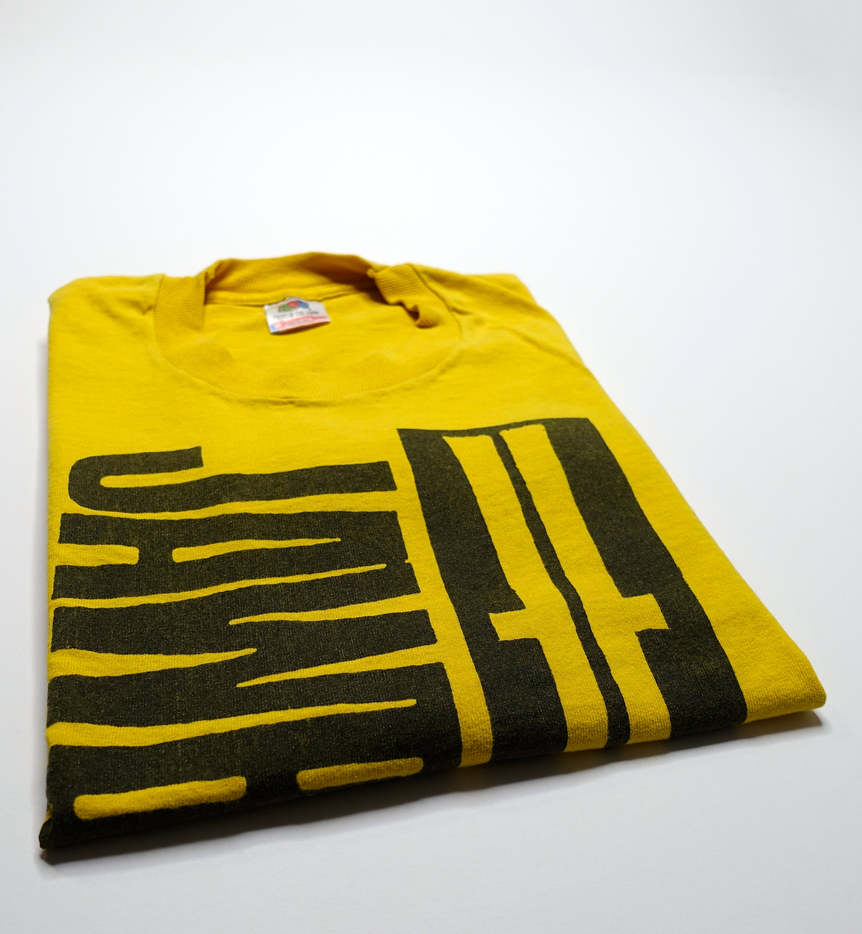 Jawbreaker - Four F 90's Tour Shirt Size Large (Yellow)