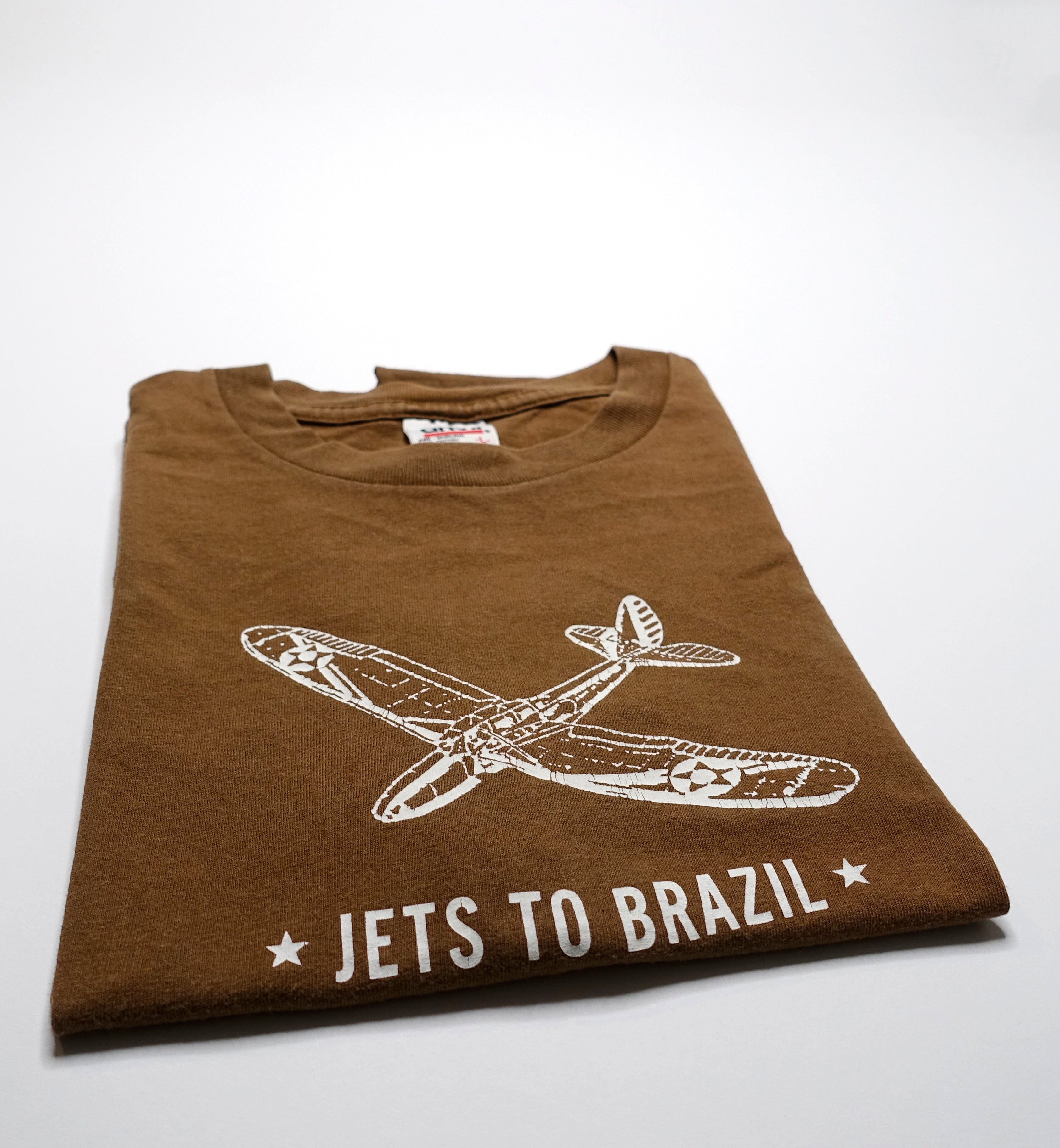 Jets To Brazil - Glider Tour Shirt Size Large (Brown)