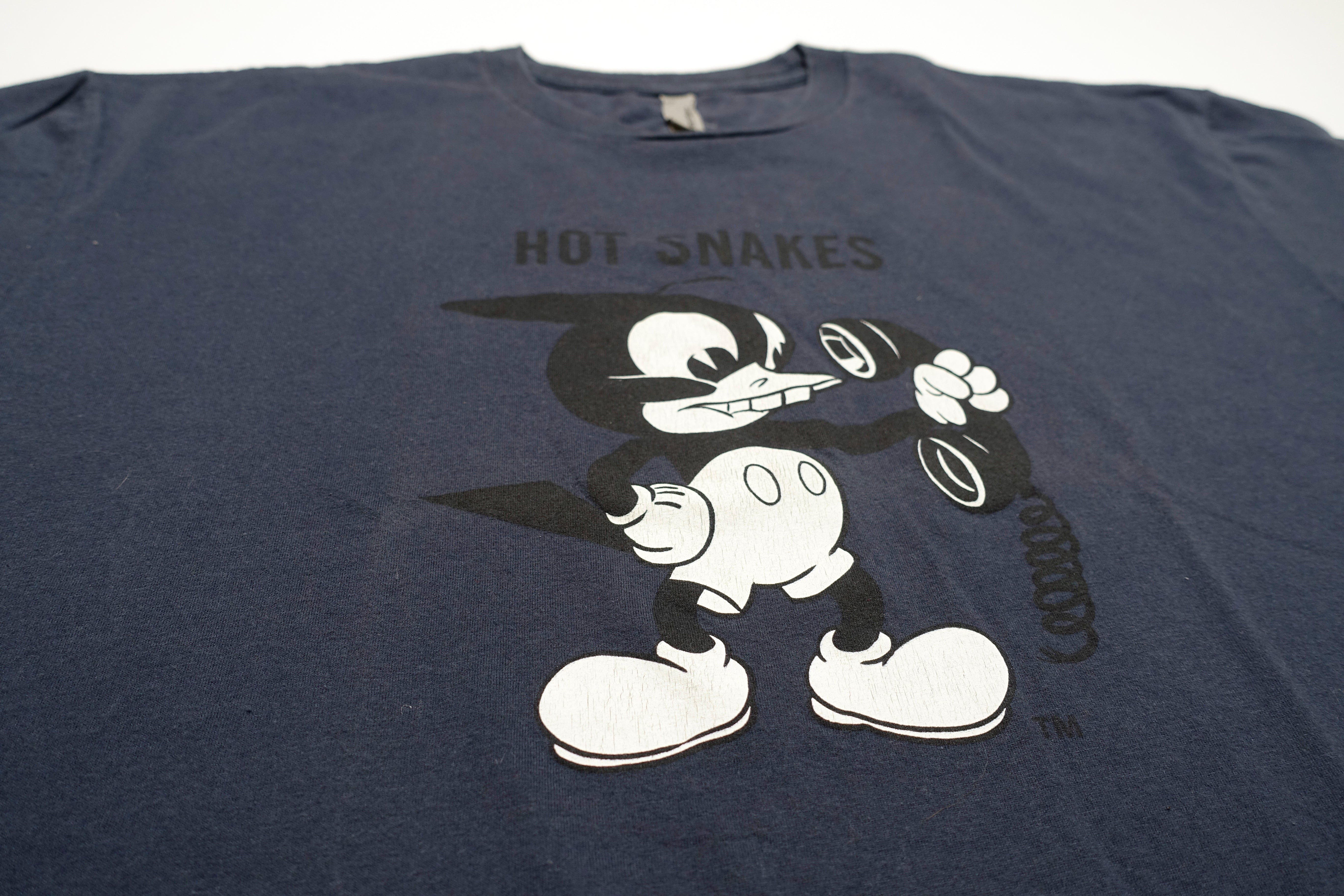 Hot Snakes - Javier Tour Shirt Size XL (Slate Blue)