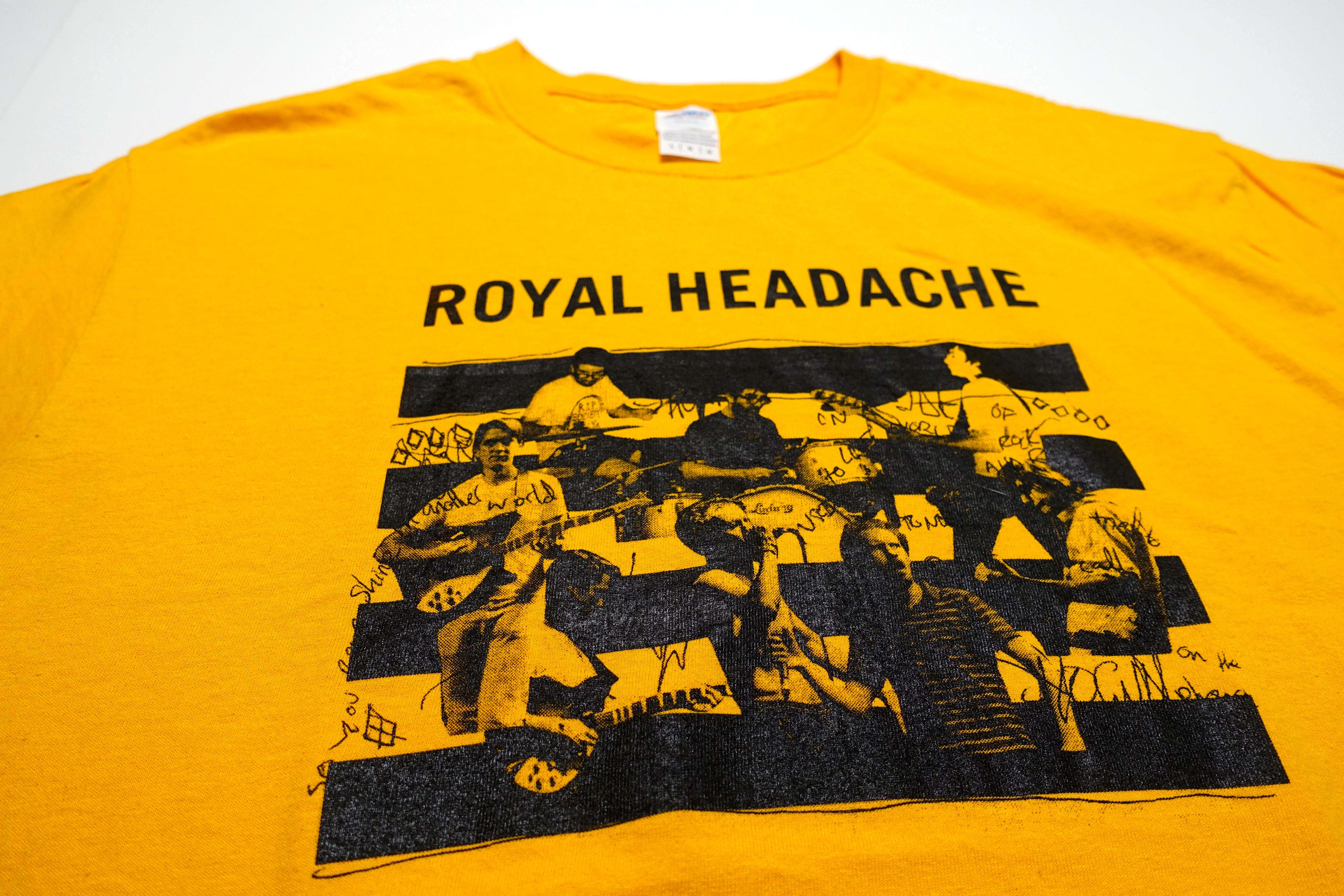 Royal Headache - 1/C Band Photos Tour Shirt Size Large