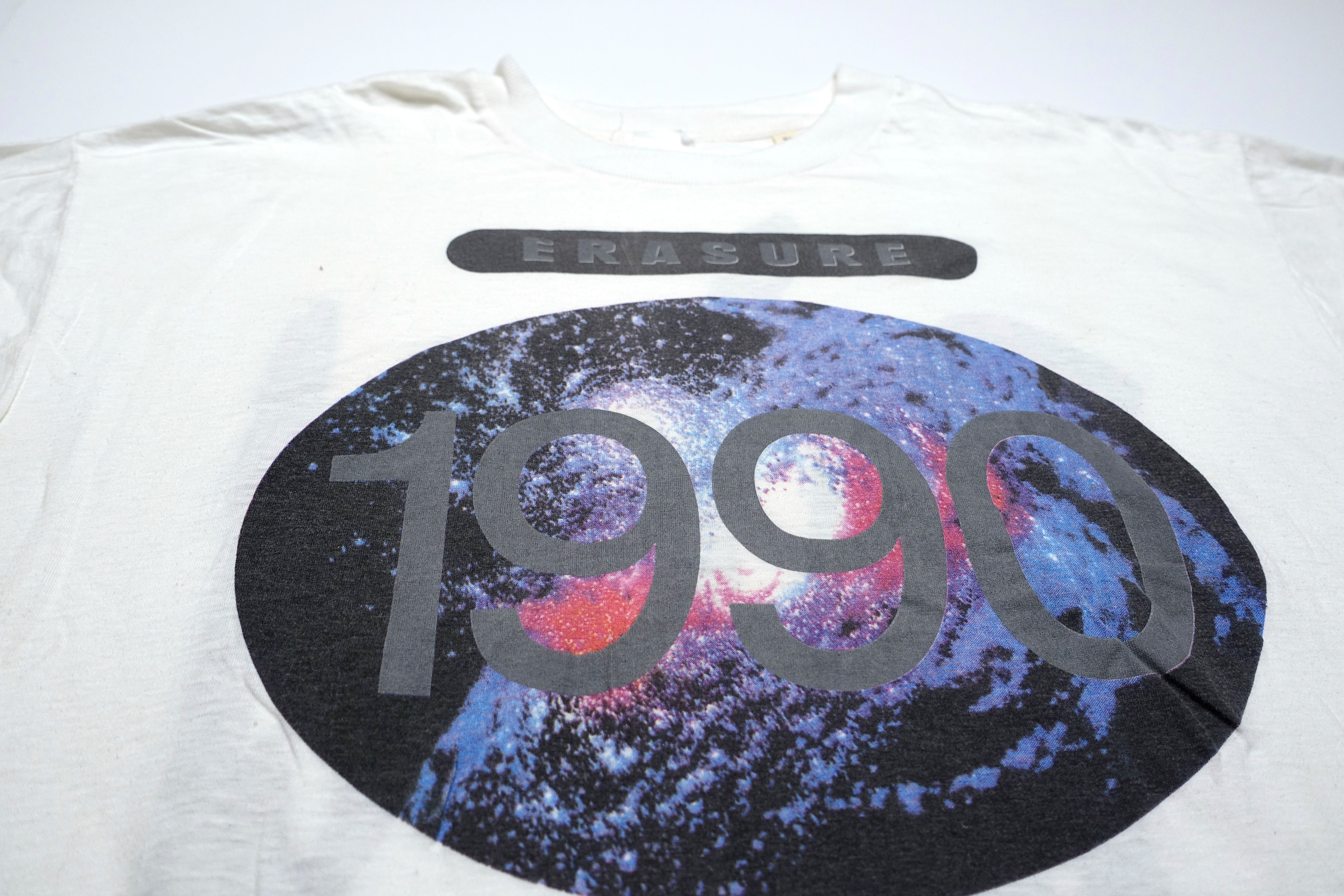 Erasure - Wild! 1990 World Tour Shirt Size XL (White)(2)