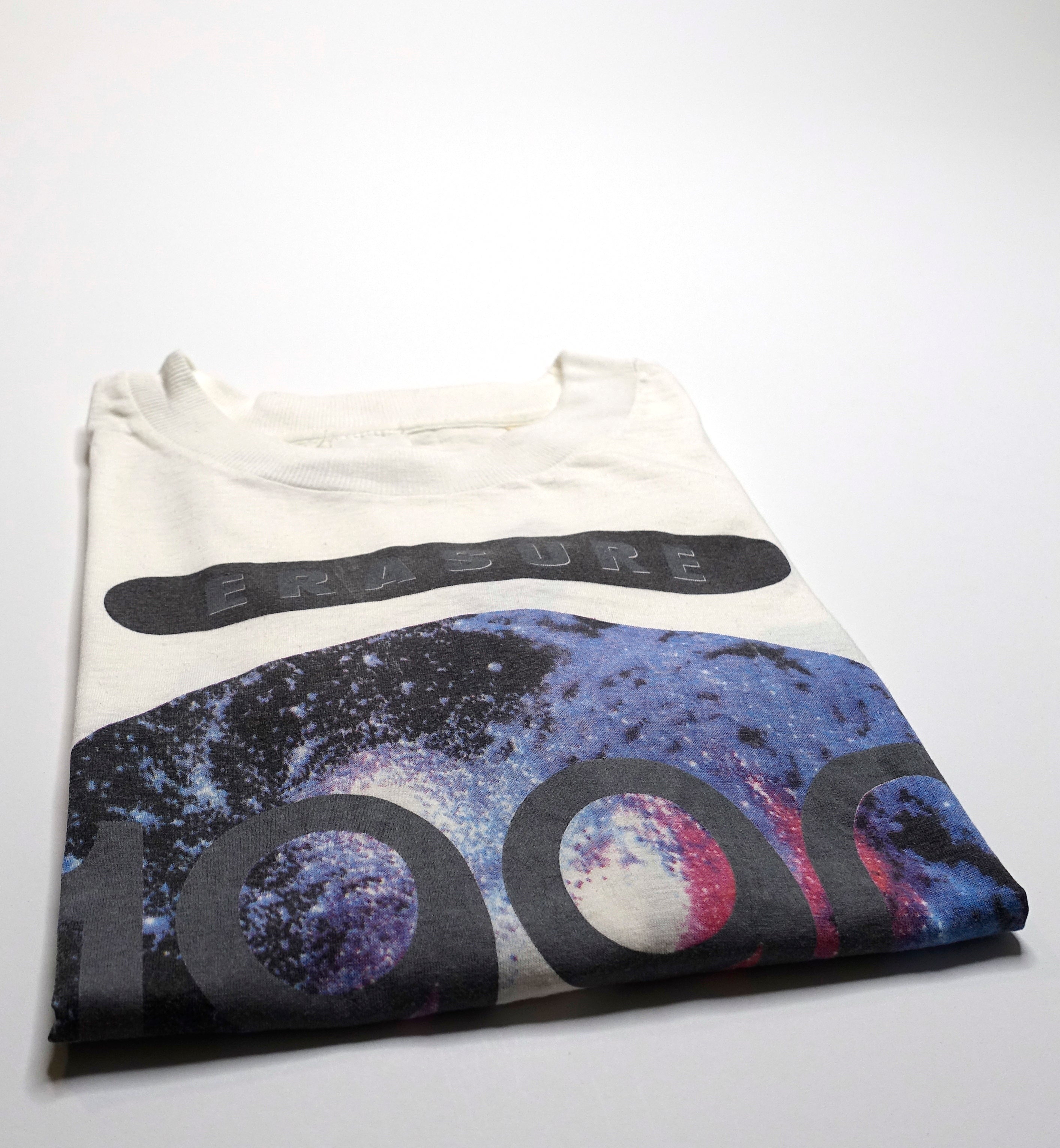 Erasure - Wild! 1990 World Tour Shirt Size XL (White)(2)