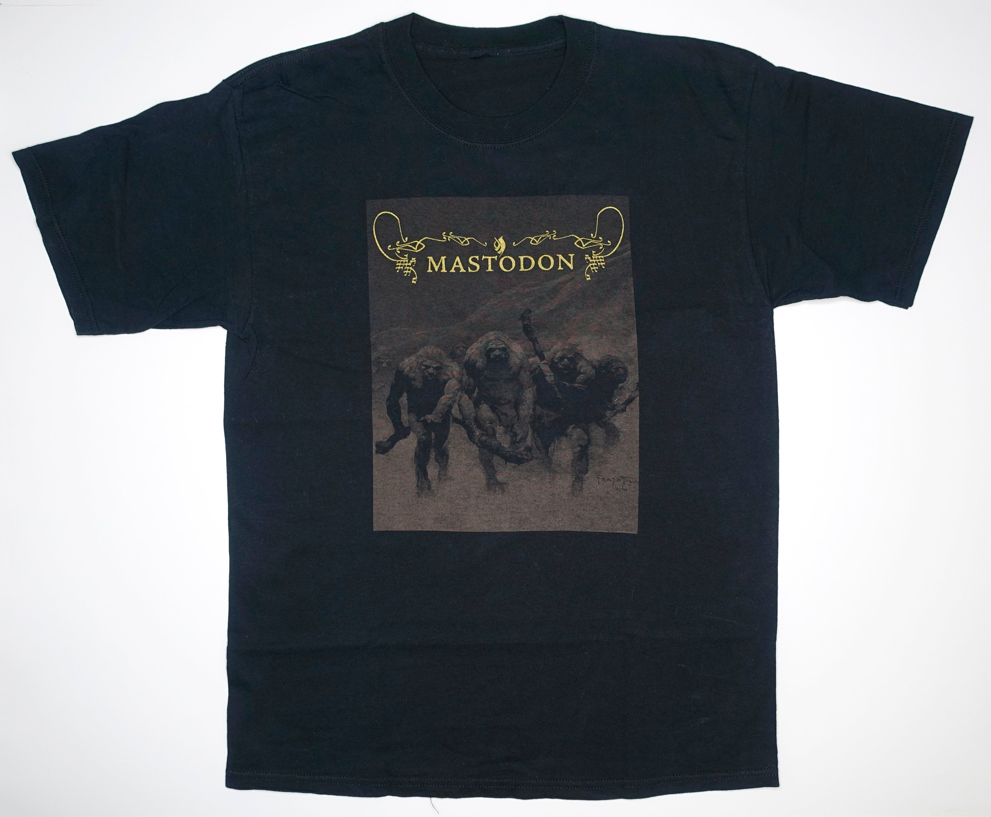 Mastodon - Leviathan / Frank Frazetta Early Man 2004 Tour Shirt Size Large