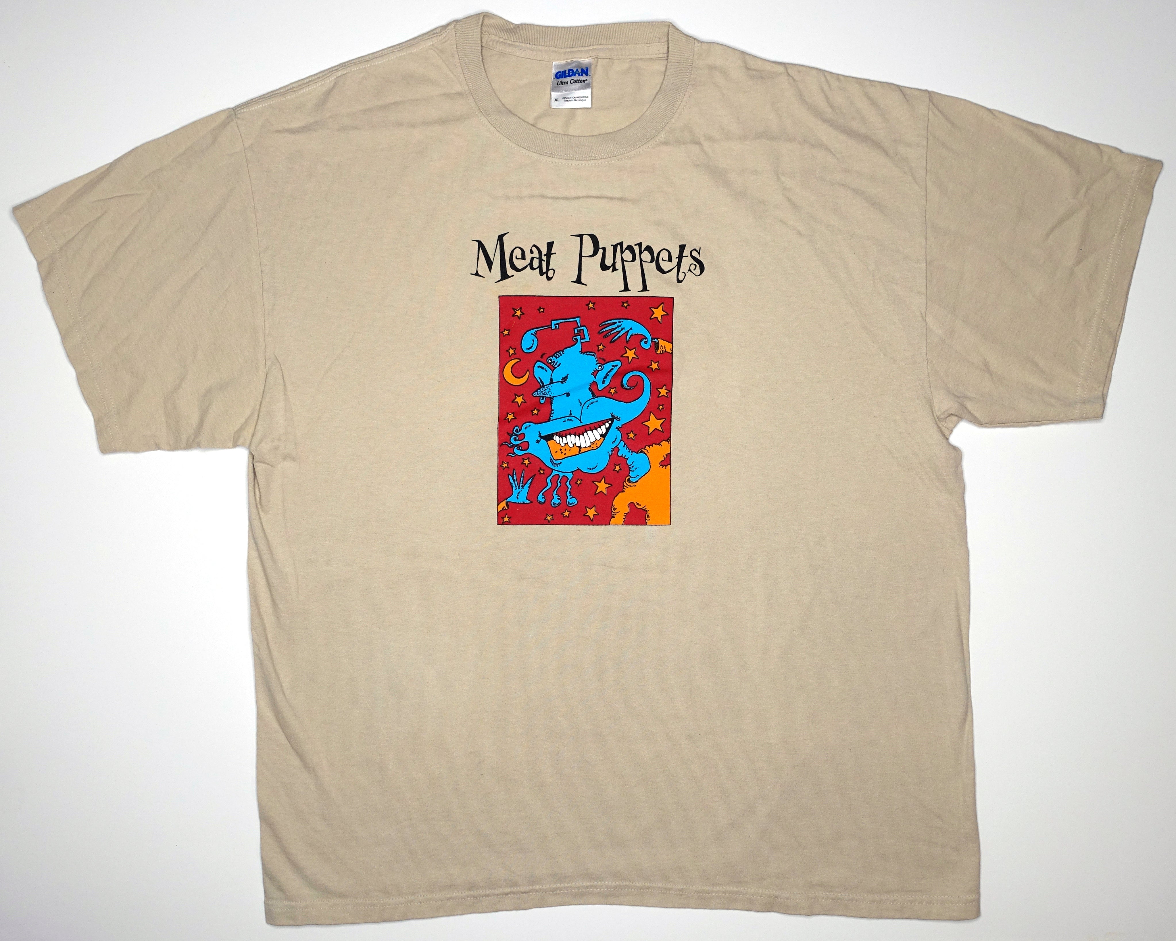 Meat Puppets - Tan Monster Rectangle Tour Shirt Size XL