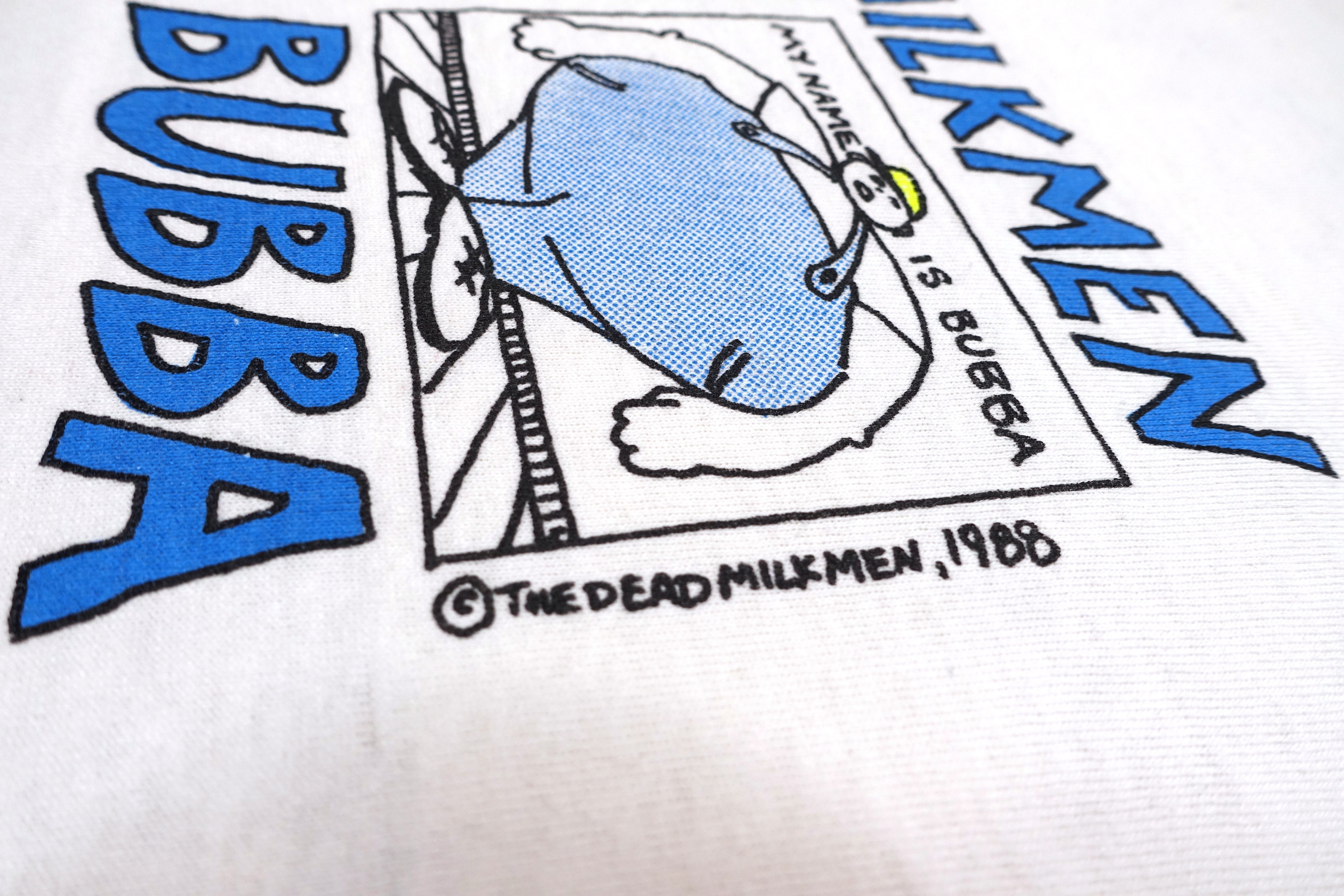 Dead Milkmen - Beelzebubba Mow Across America 1989 Tour Shirt Size XL