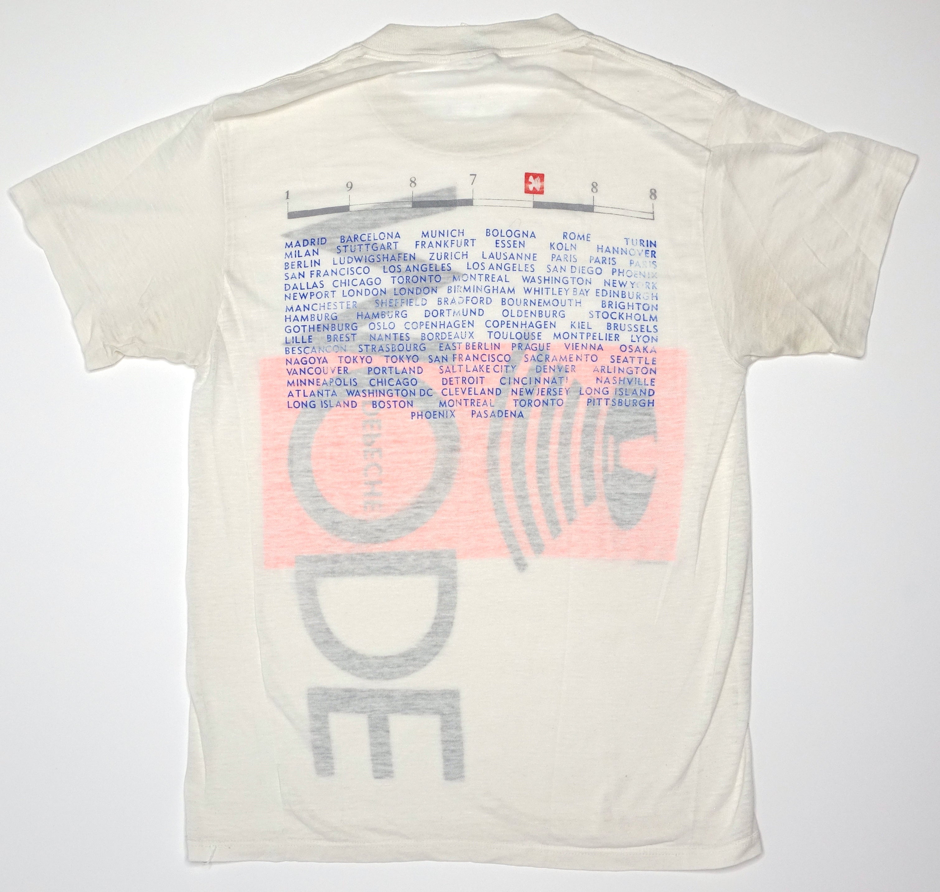 Depeche Mode – Music For The Masses 1987-1988 World Tour Shirt Size Large