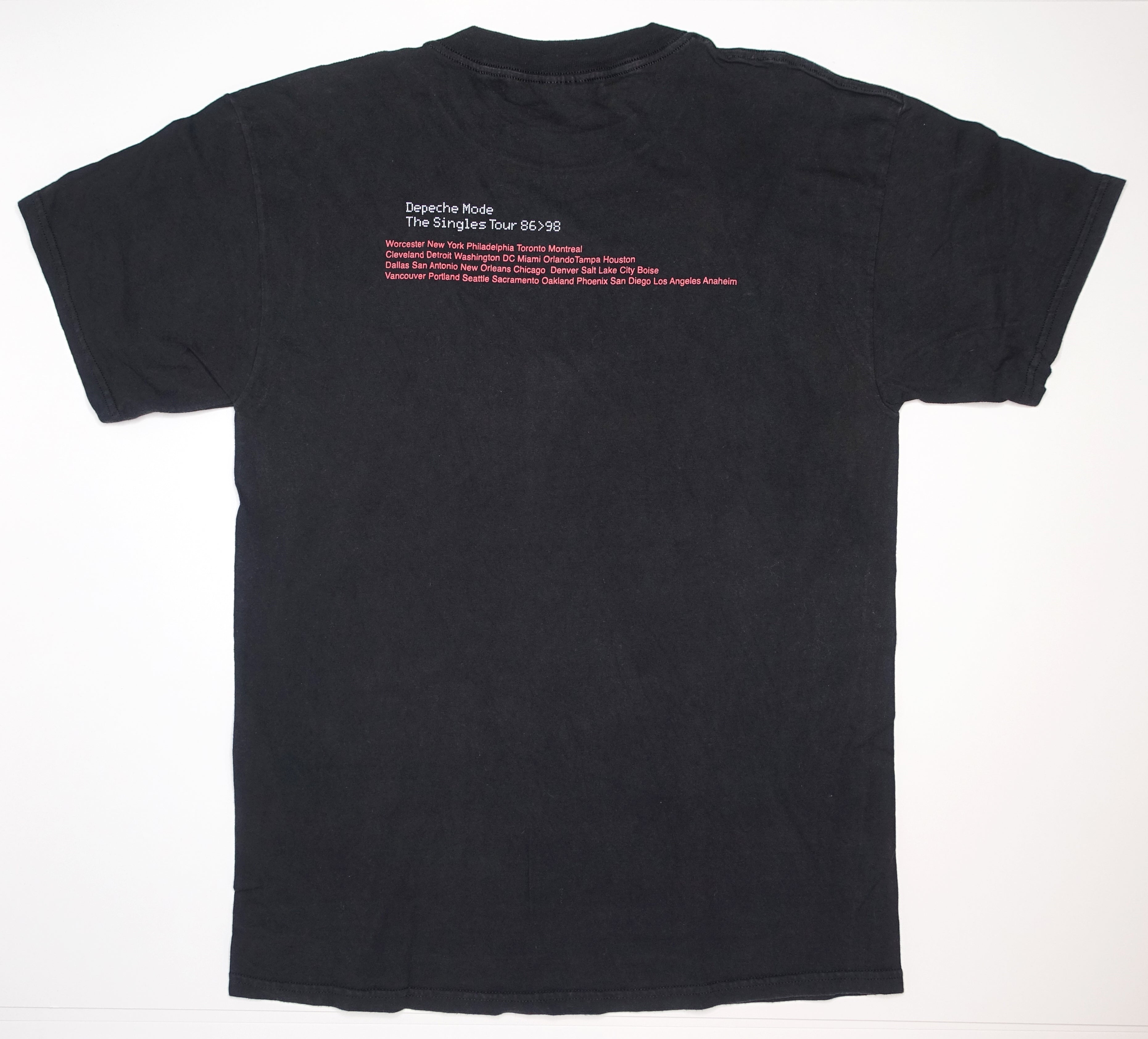 Depeche Mode – The Singles 86>98 Tour Shirt Size Large