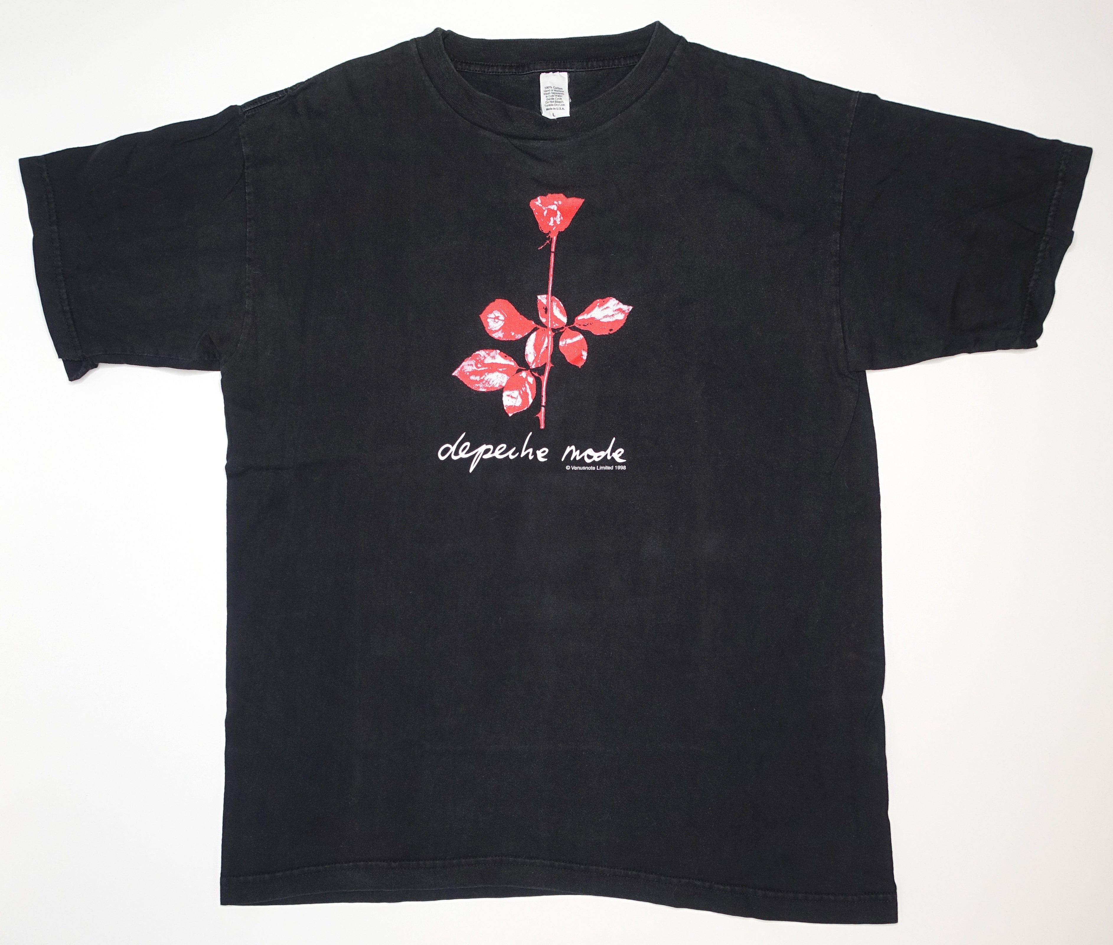 Depeche Mode – The Singles 86>98 / Violator 1998 Tour Shirt Size Large