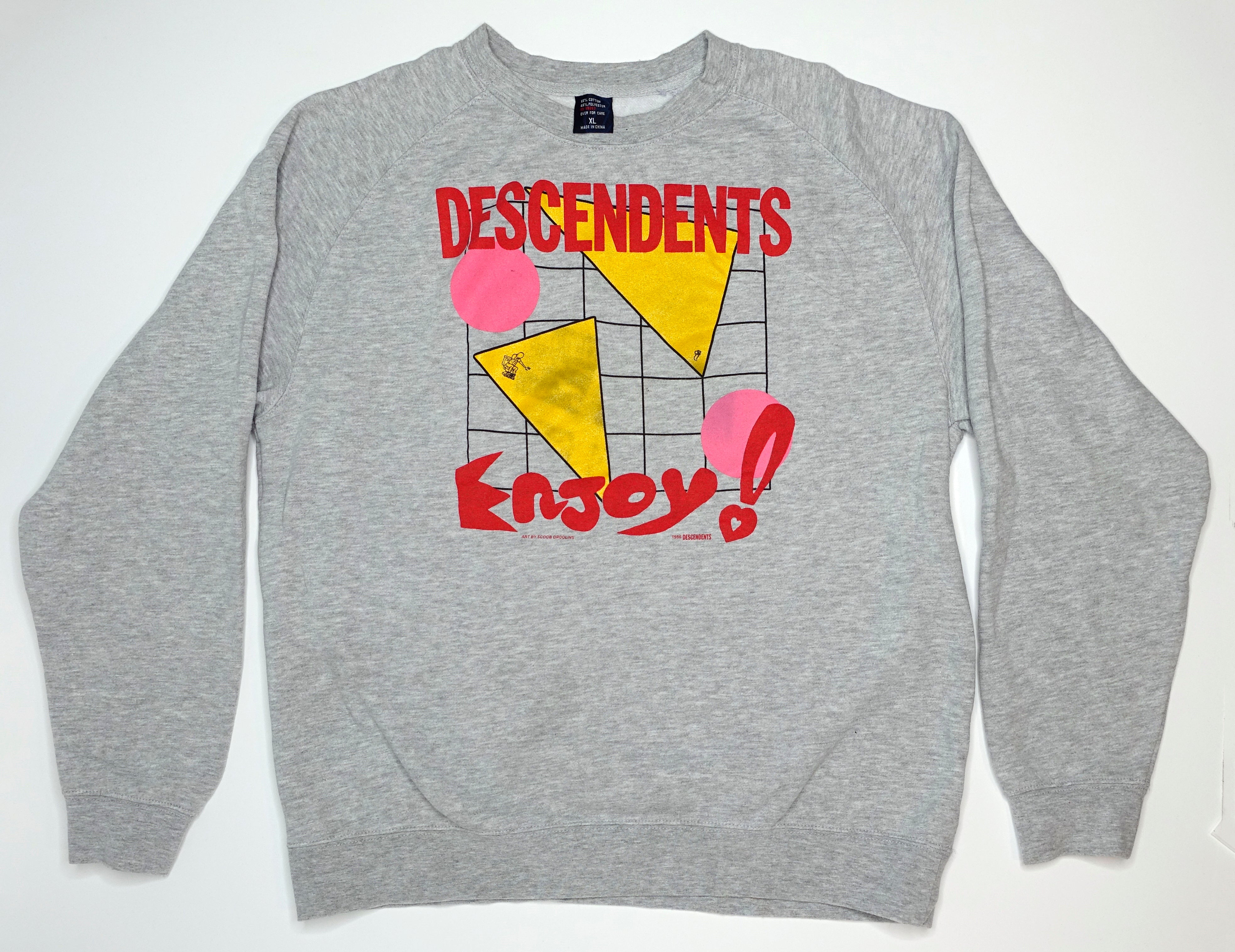 Descendents - Enjoy 1986 Tour (Bootleg By Me) Sweat Shirt Size XL
