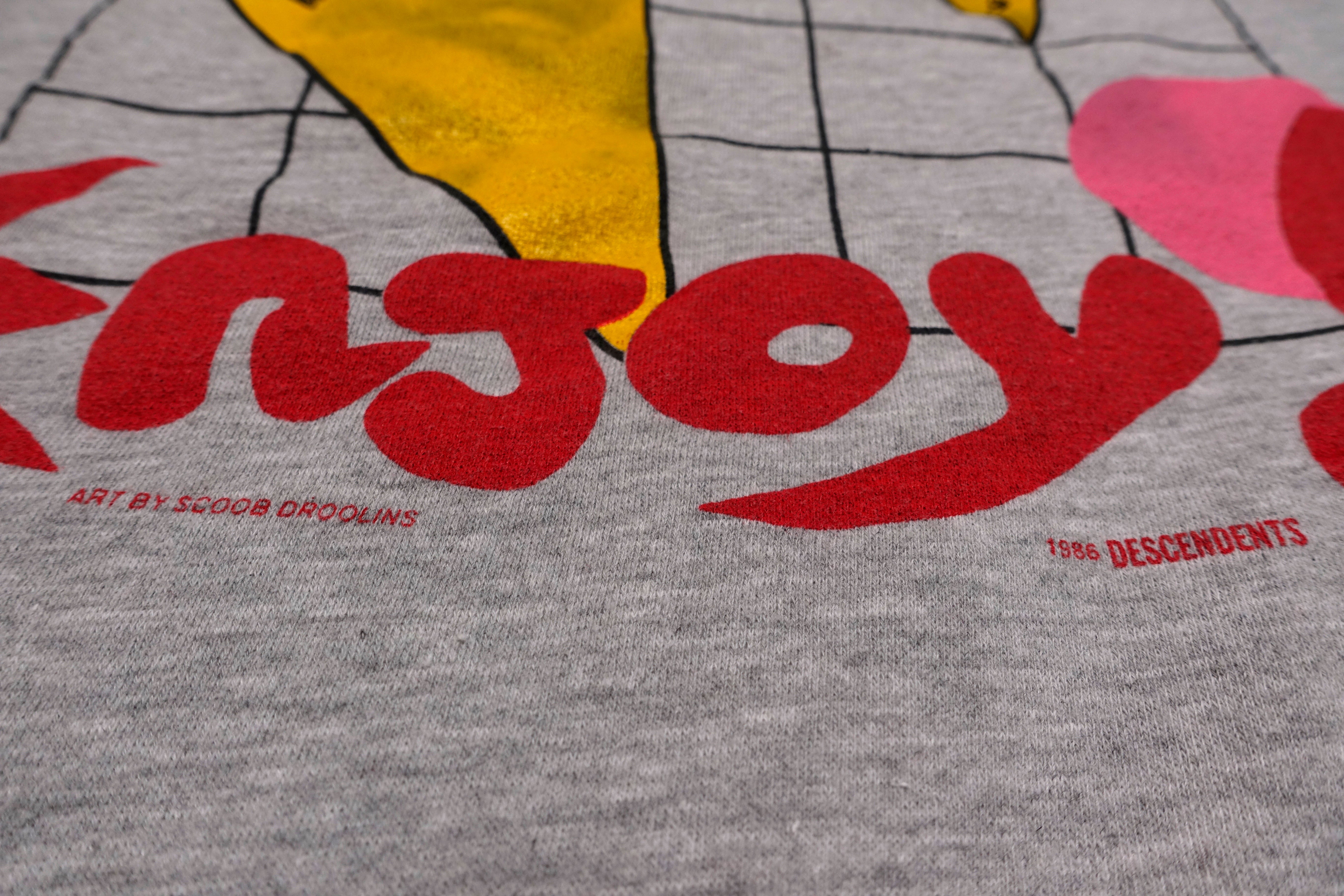 Descendents - Enjoy 1986 Tour (Bootleg By Me) Sweat Shirt Size XL