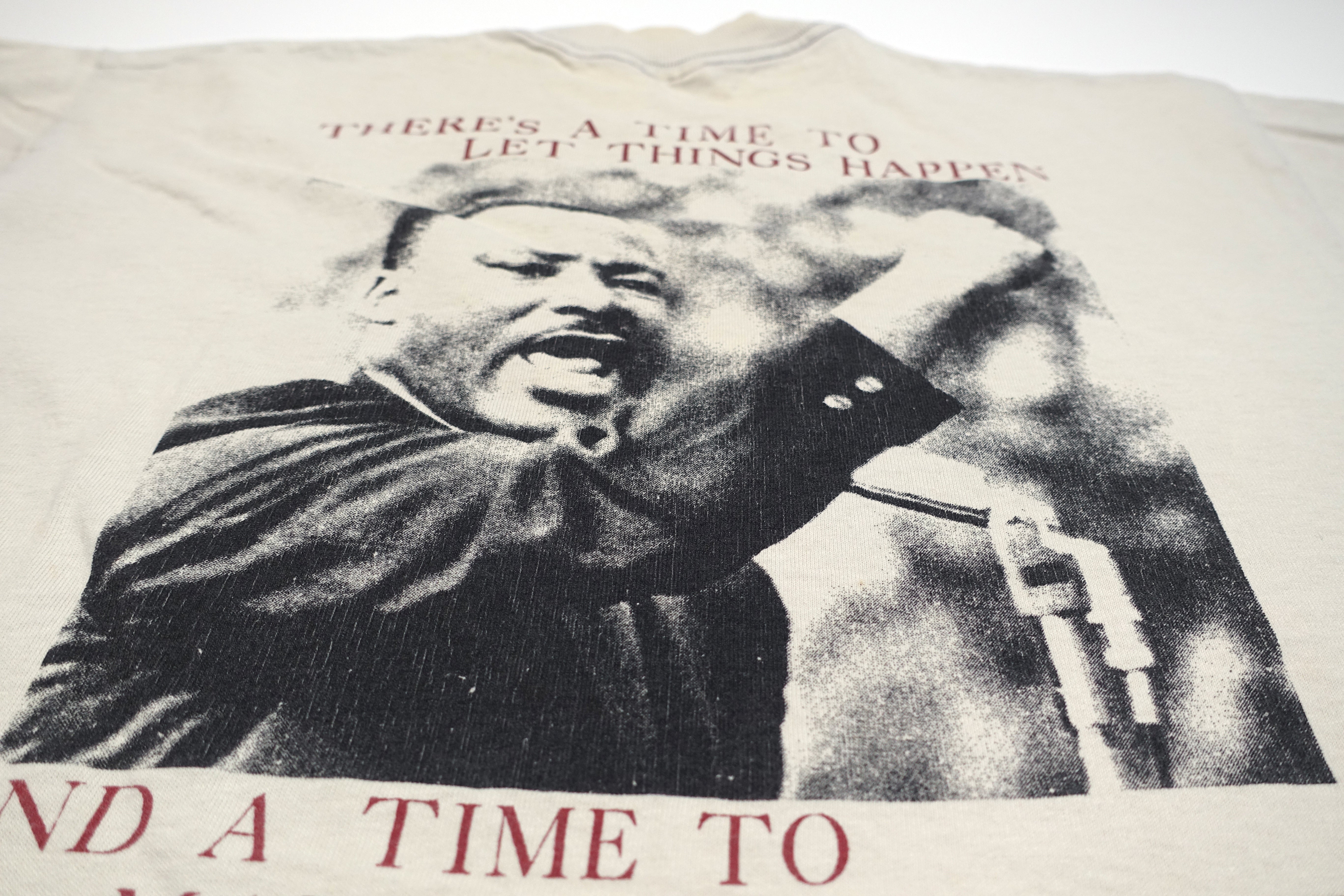 Down Side Records - End Racism / Time To Make Things Happen Shirt Size XL