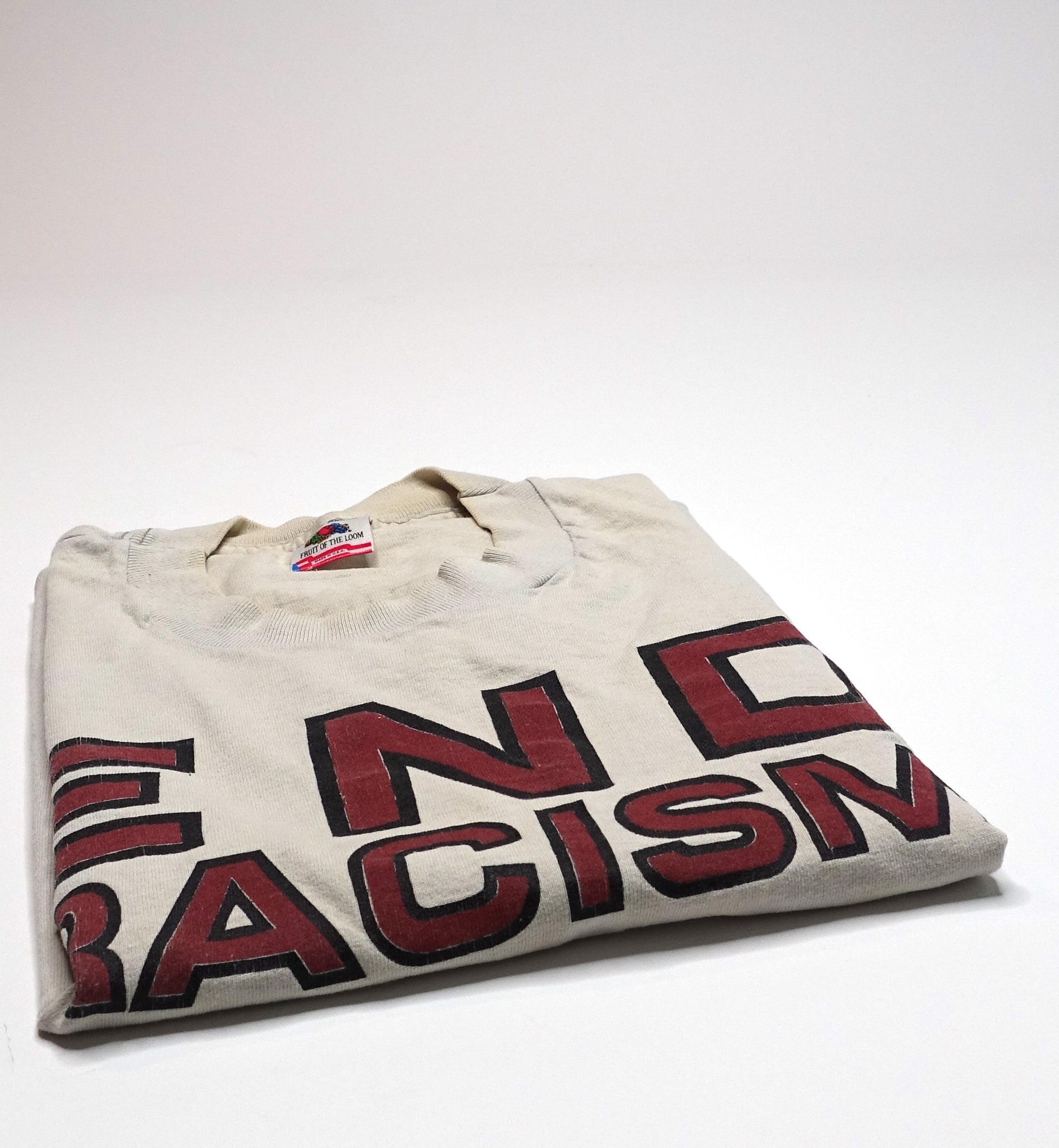 Down Side Records - End Racism / Time To Make Things Happen Shirt Size XL