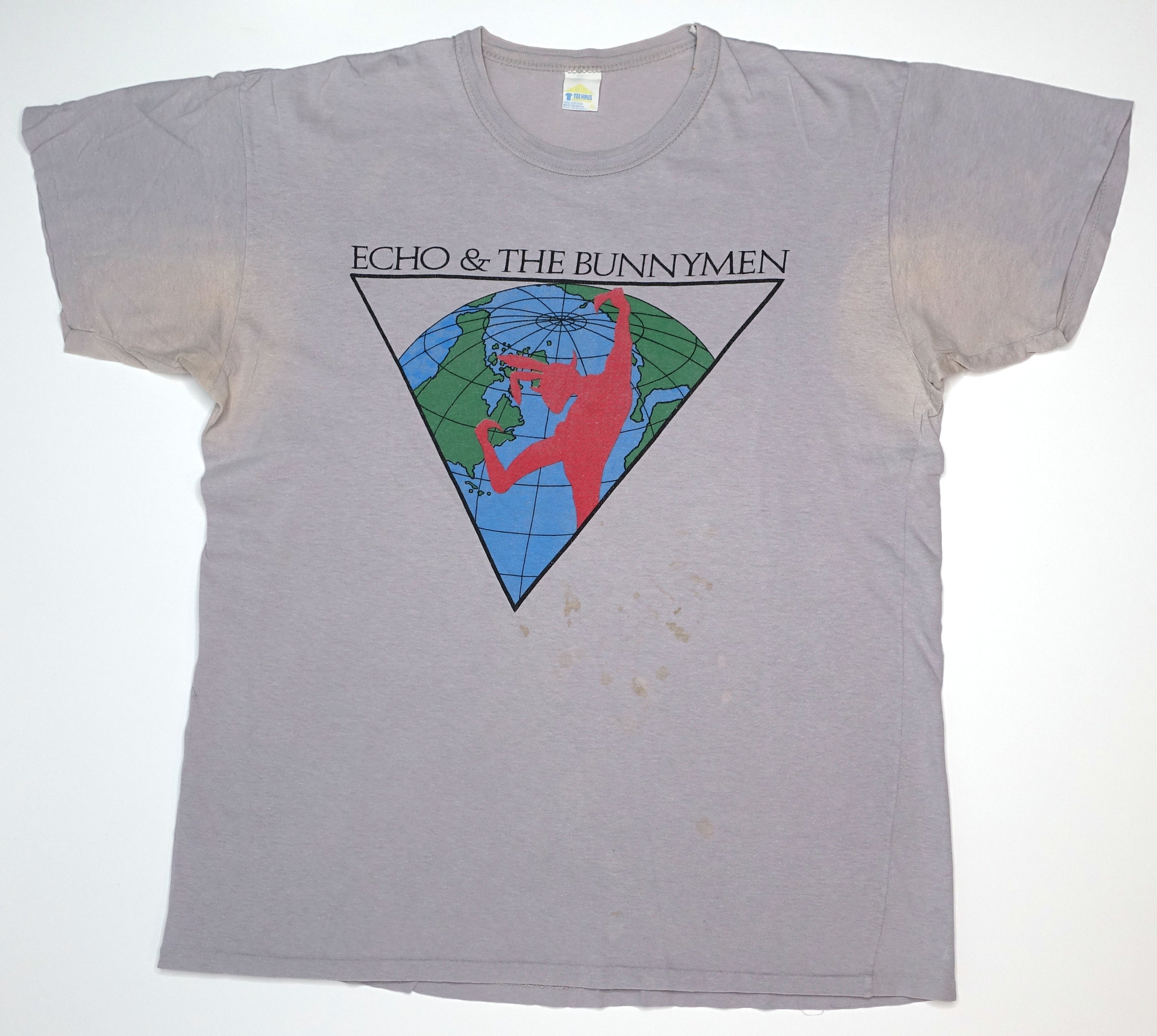 Echo & The Bunnymen - Liverpool To LA Spring 1986 Tour Shirt Size XL