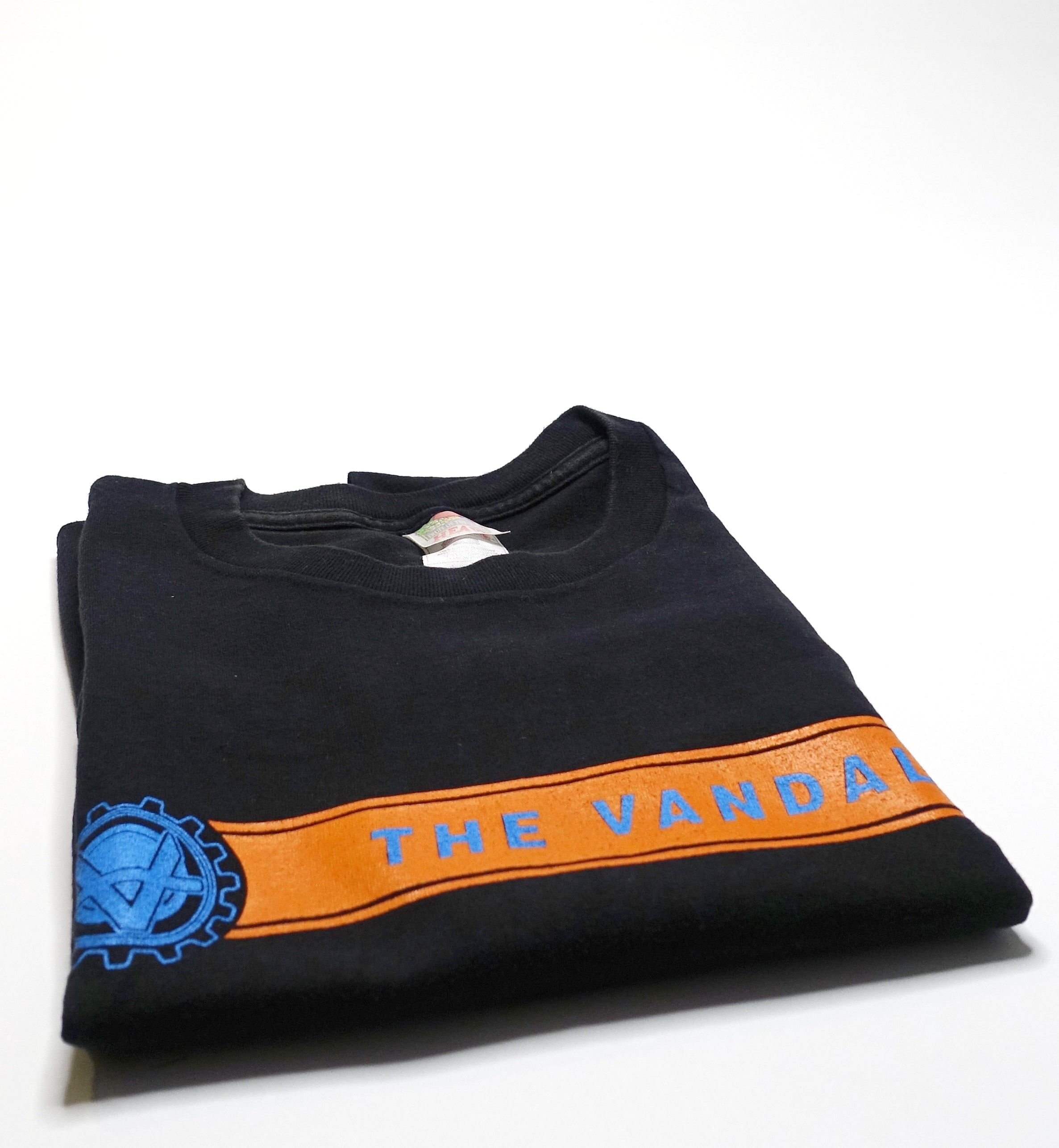 Vandals - Bar Logo Tour Shirt Size Large (Black)