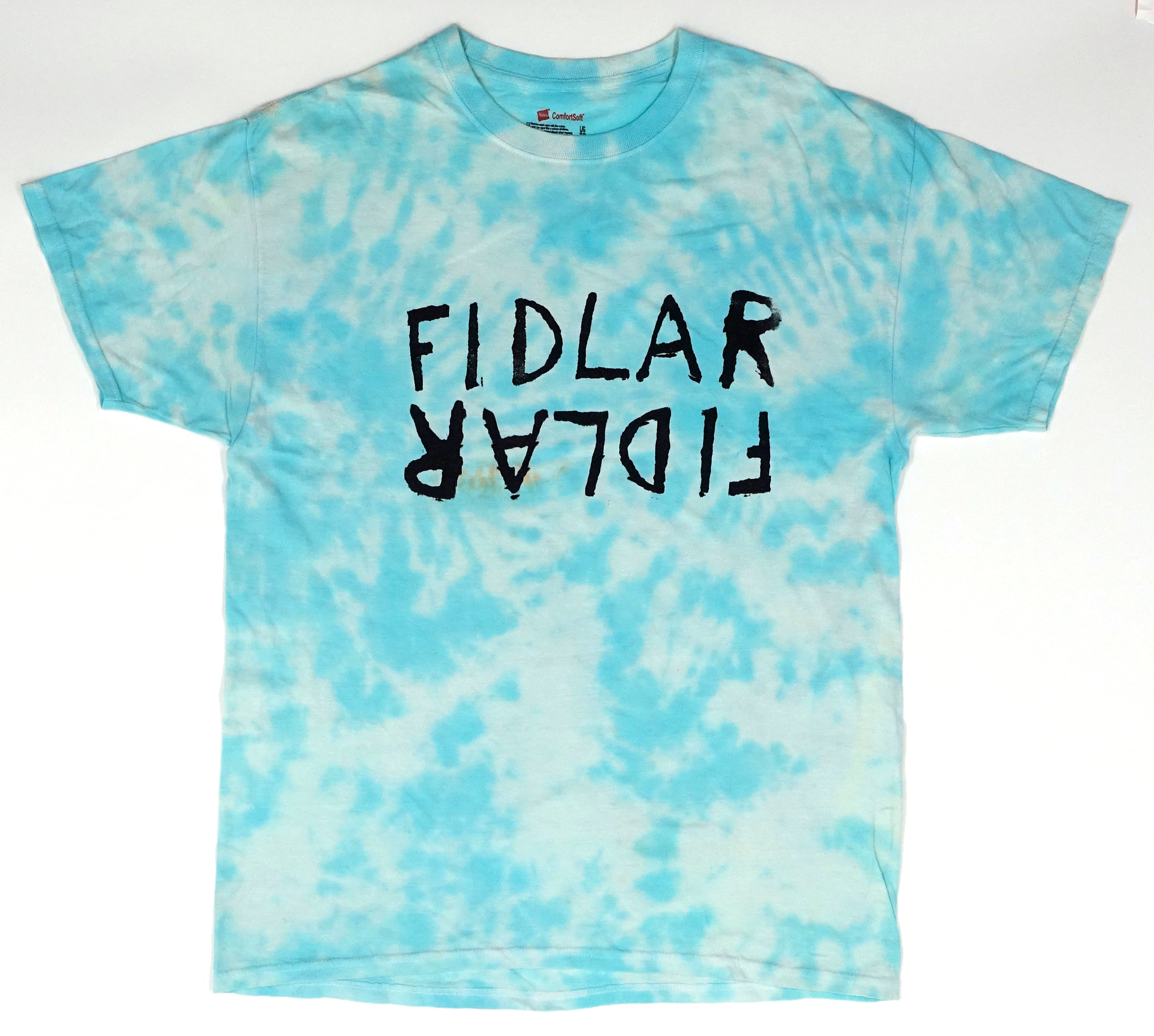 FIDLAR - Mirror Logo Tye Dye 2012 Tour Shirt Size Large