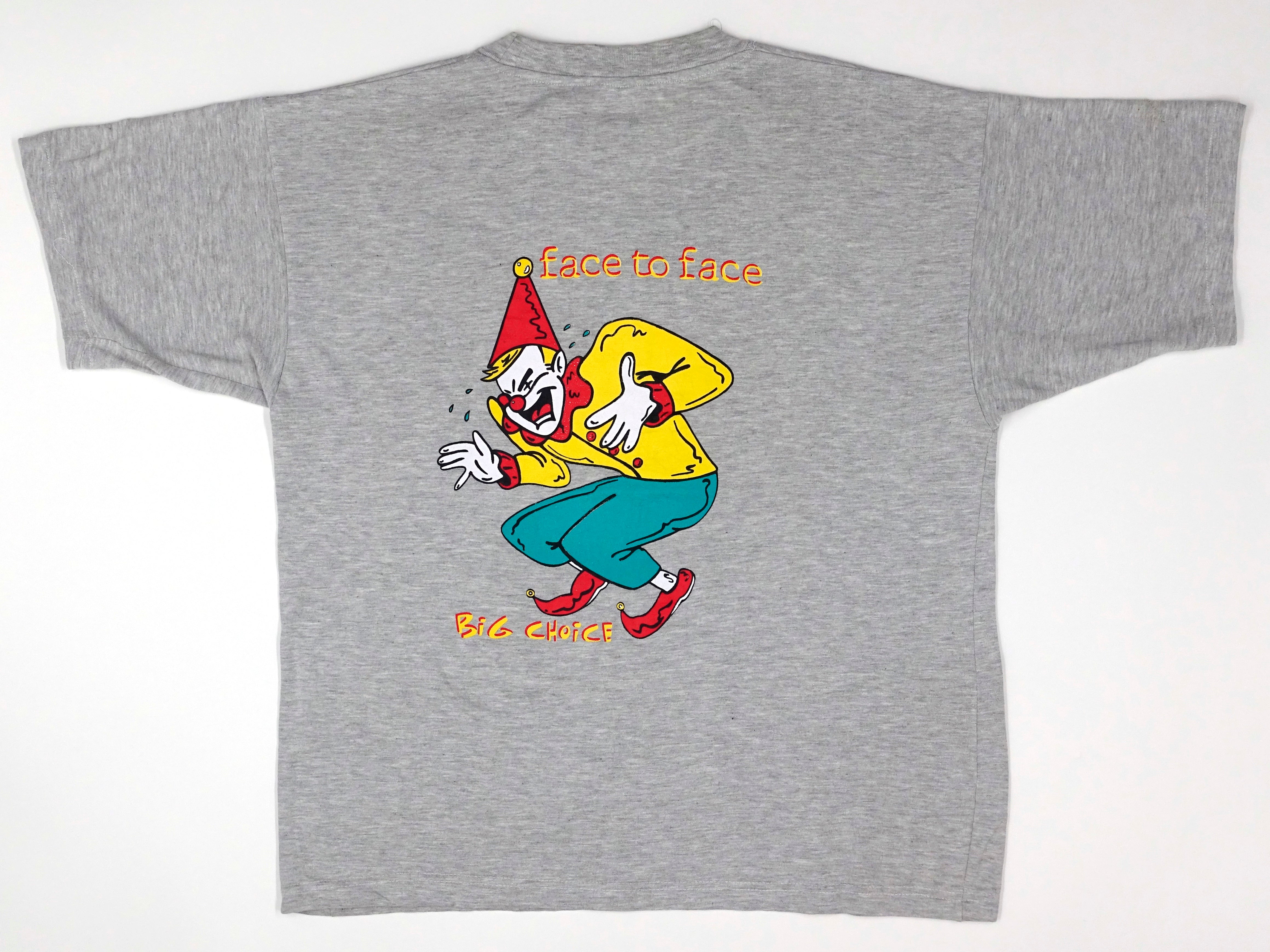 Face To Face – Big Choice Clown 1994 Tour Shirt Size XL