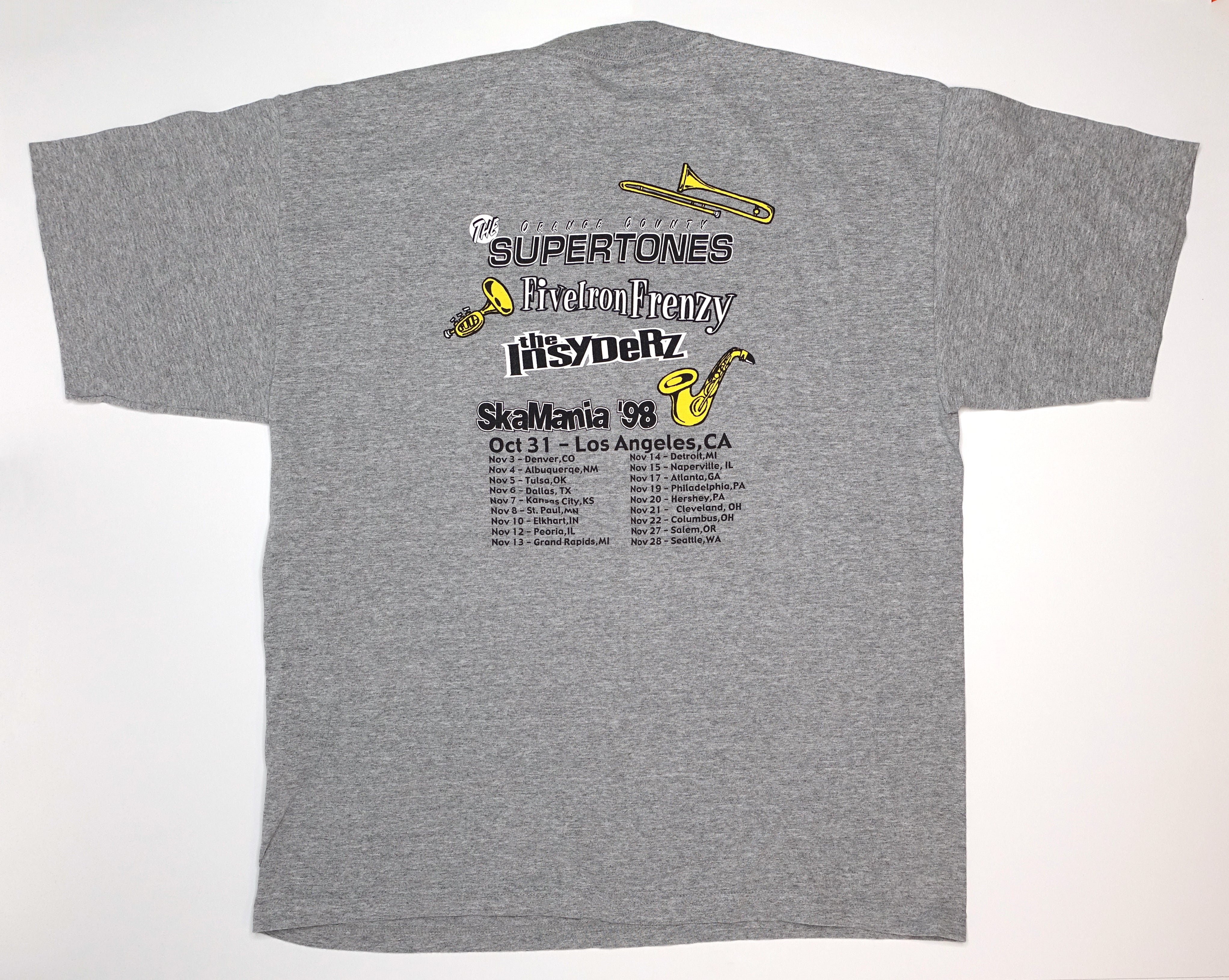 Five Iron Frenzy / Insyderz / O.C. Supertones – SkaMania '98 Tour Shirt Size XL