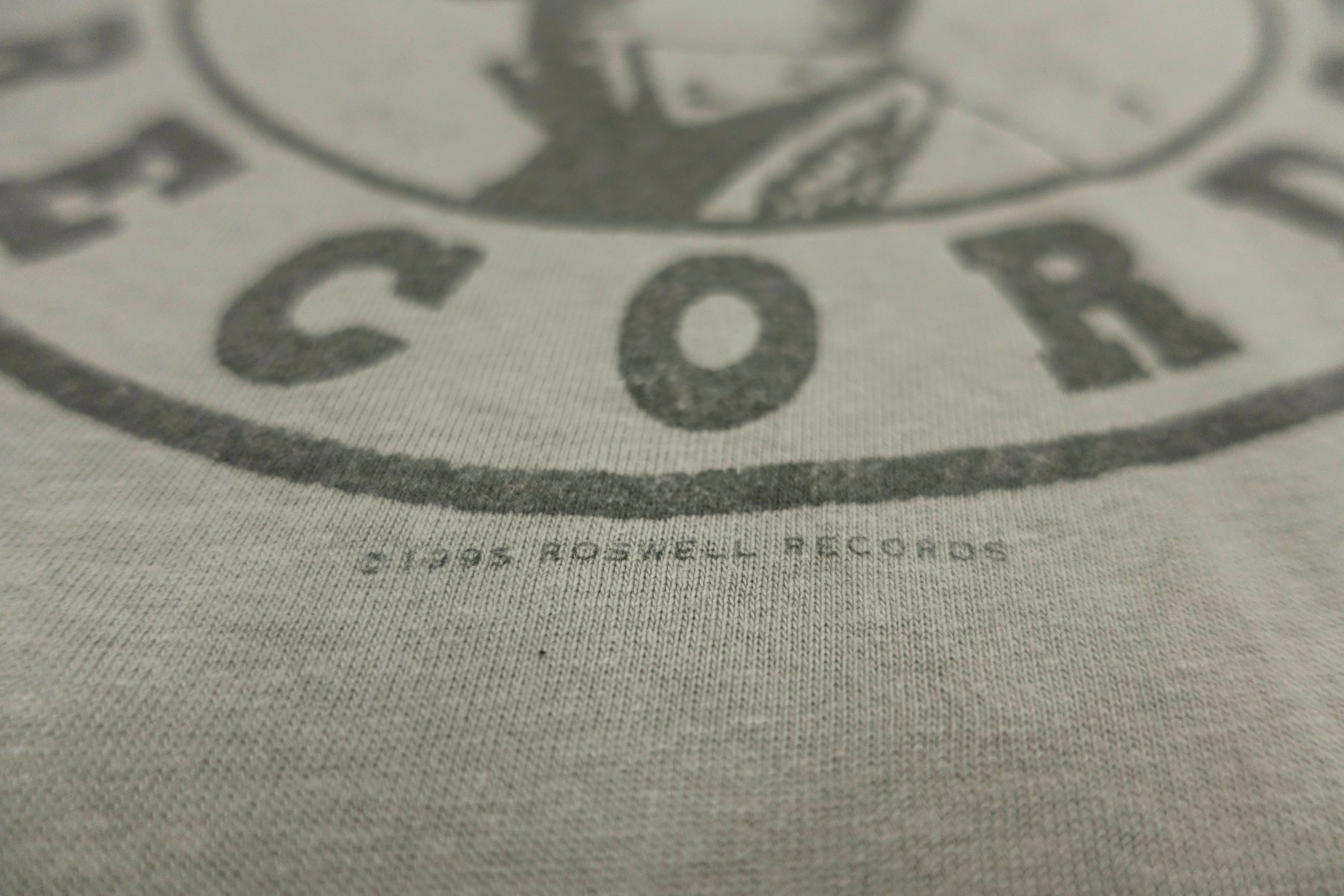 Foo Fighters – Glow In The Dark Alien Face 1995 Promo Tour Shirt Size Large