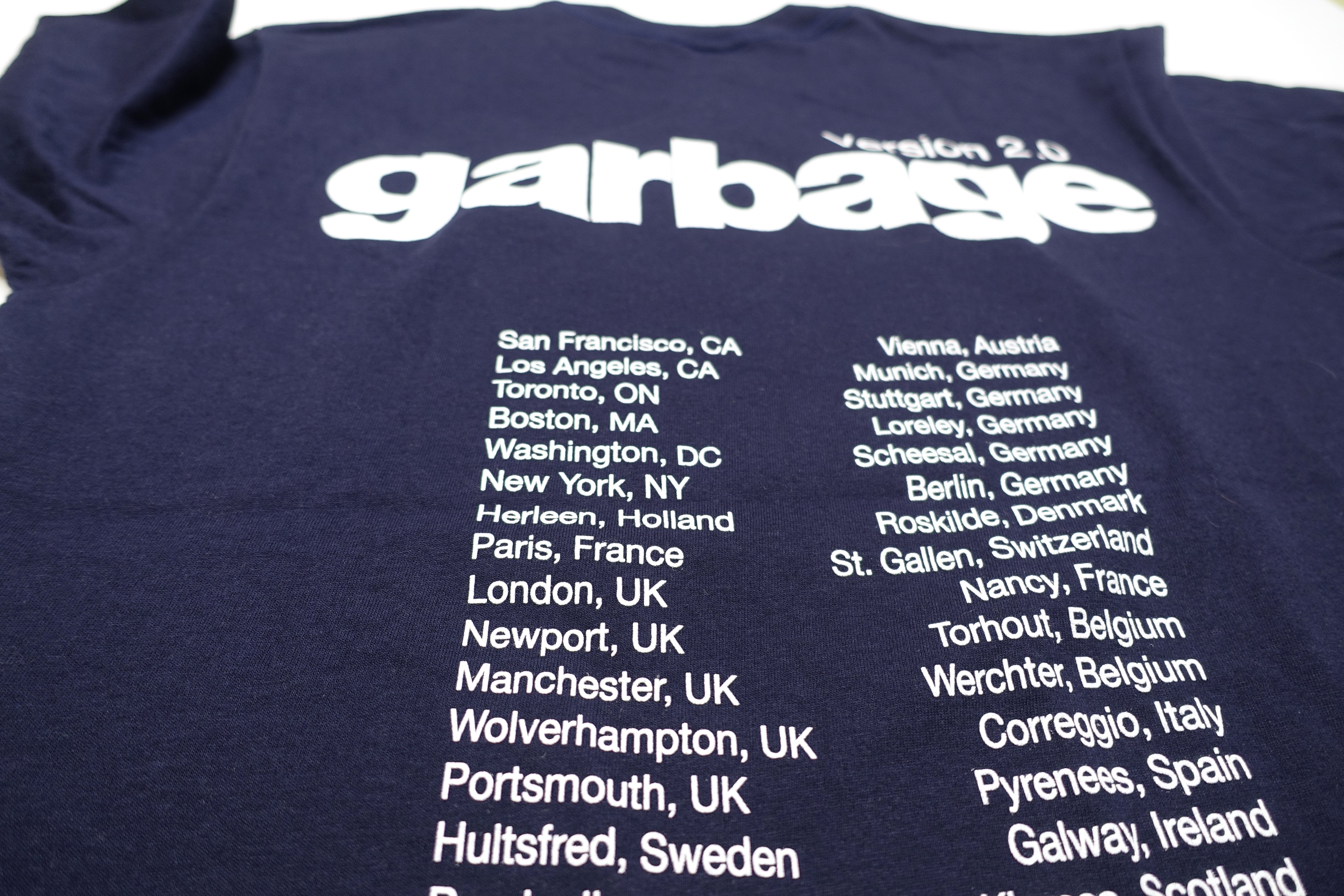 Garbage - Version 2.0 1998 World Tour Shirt Size Large