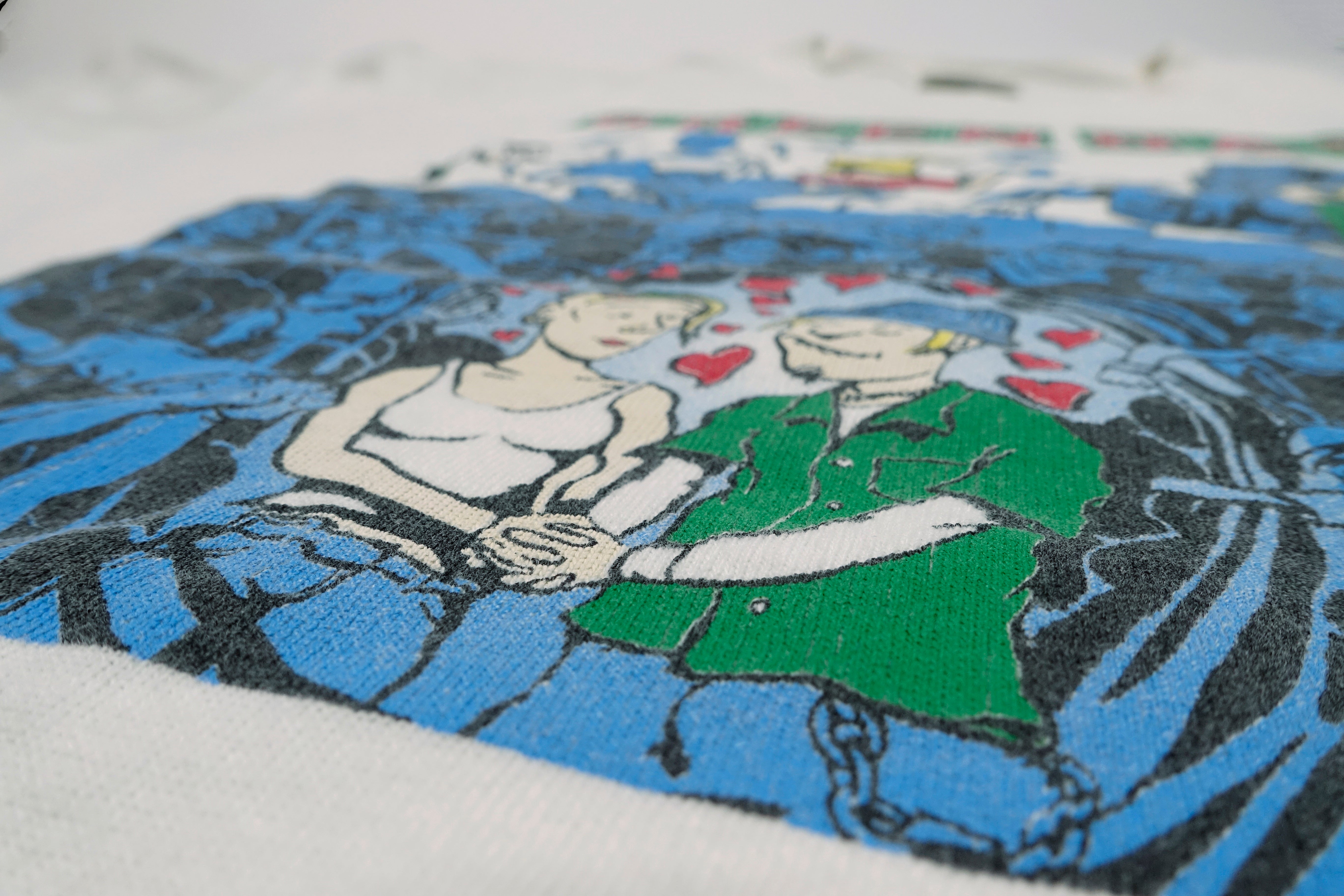 Green Day - Lovers In The Pit / Nimrod 1997 Tour Shirt Size XL