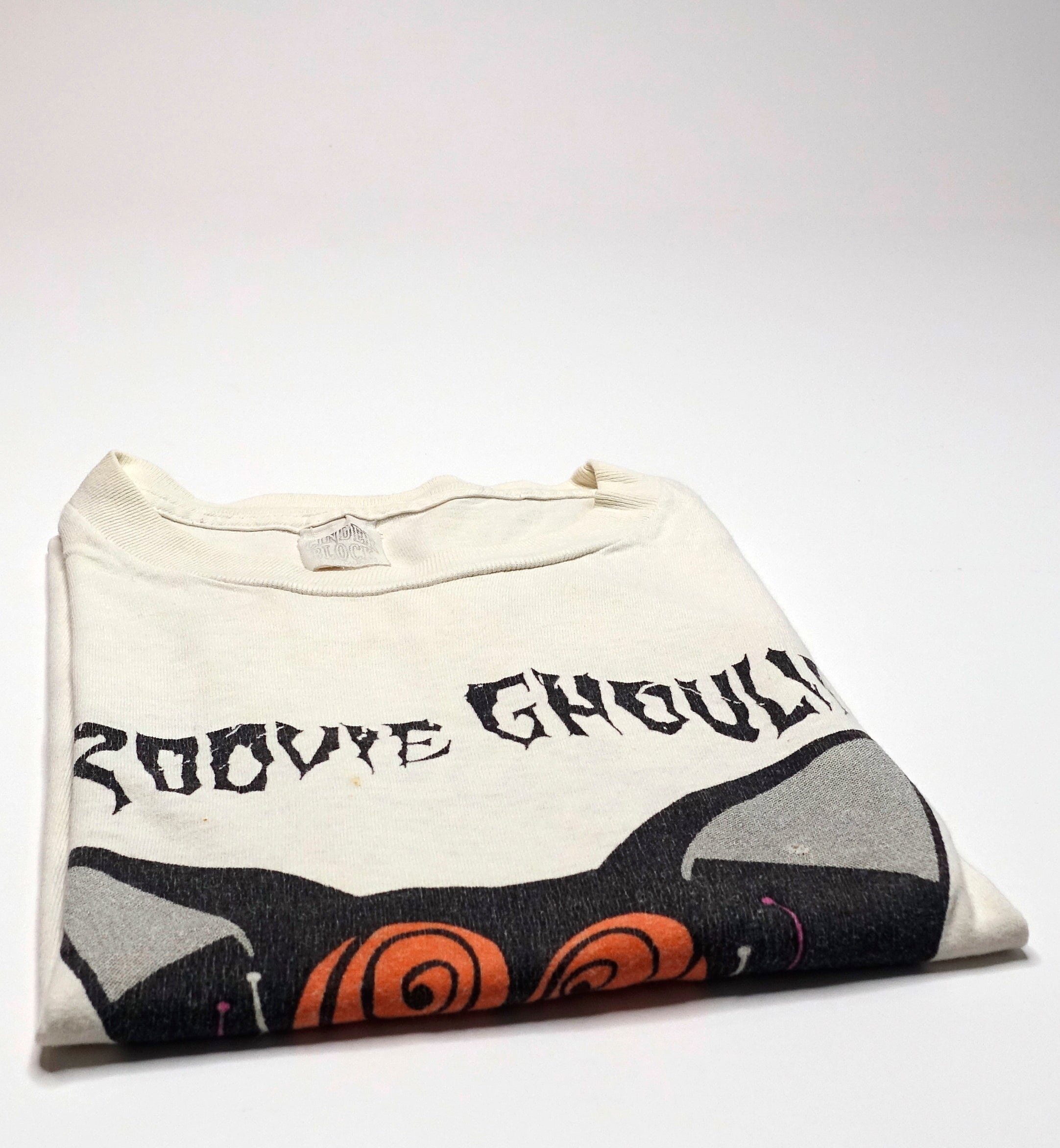 Groovie Ghoulies – Bat Head World Contact Day 1996 Tour Shirt Size XL